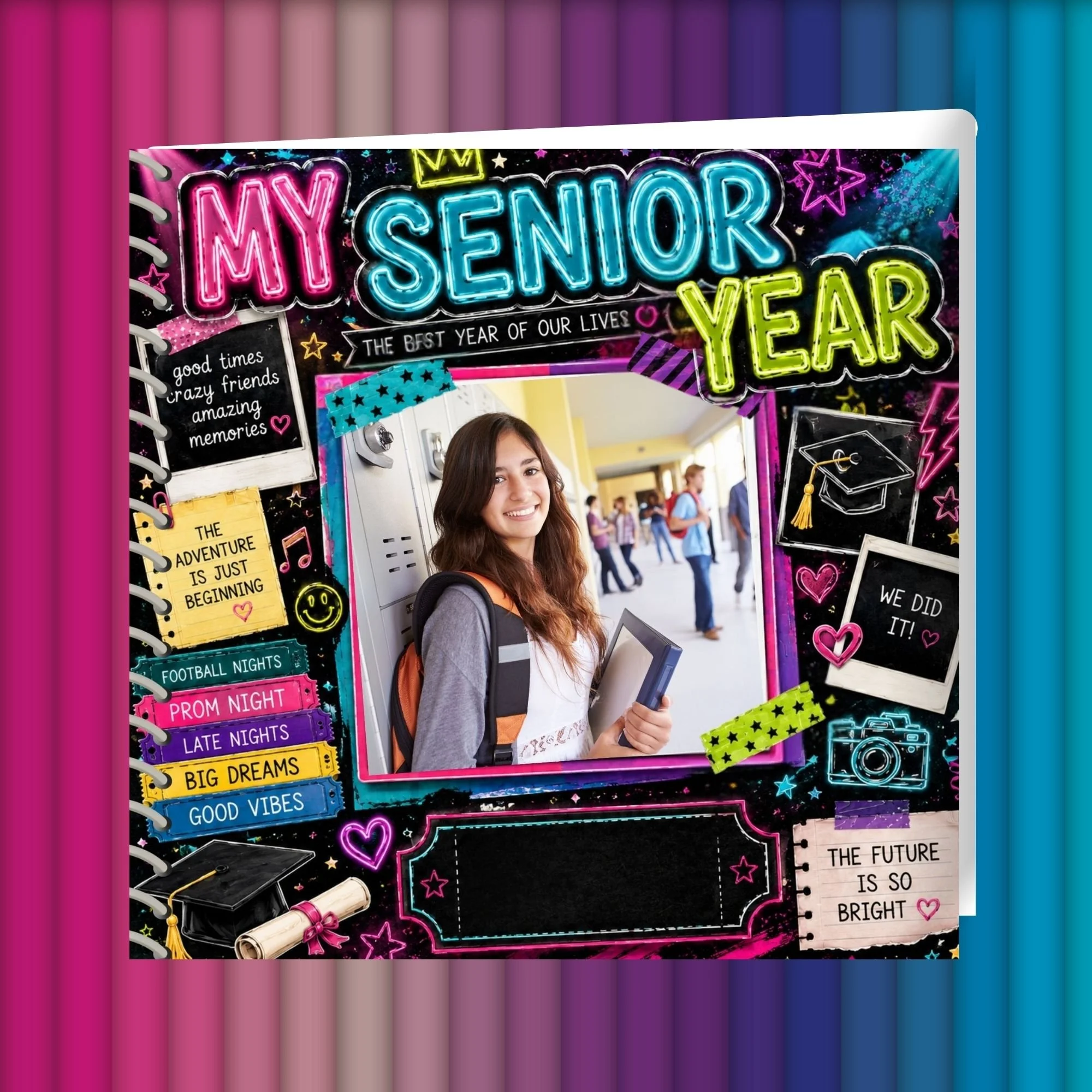 My Senior Year Memorette Personalized Scrapbook