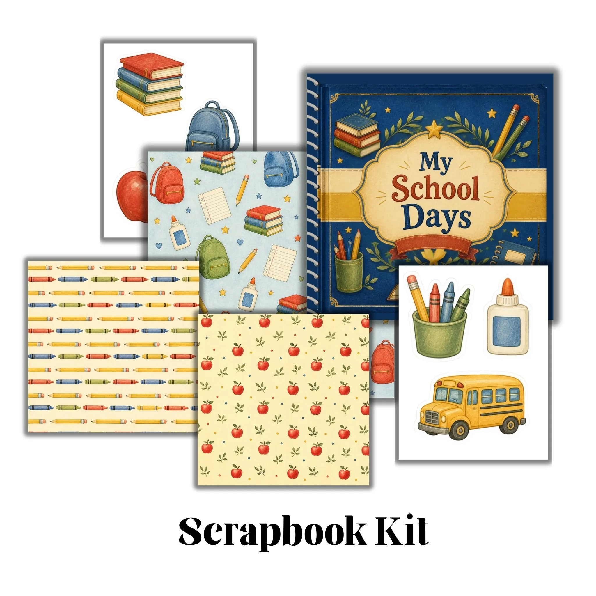 My School Days Scrapbook Kit