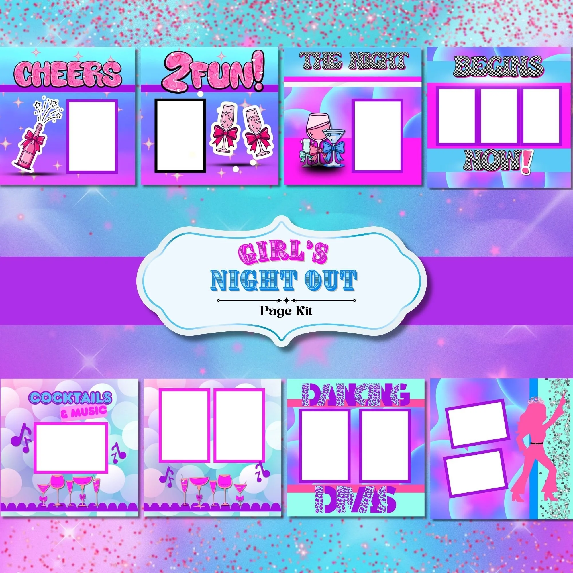 Girl's Night Out Page Kit