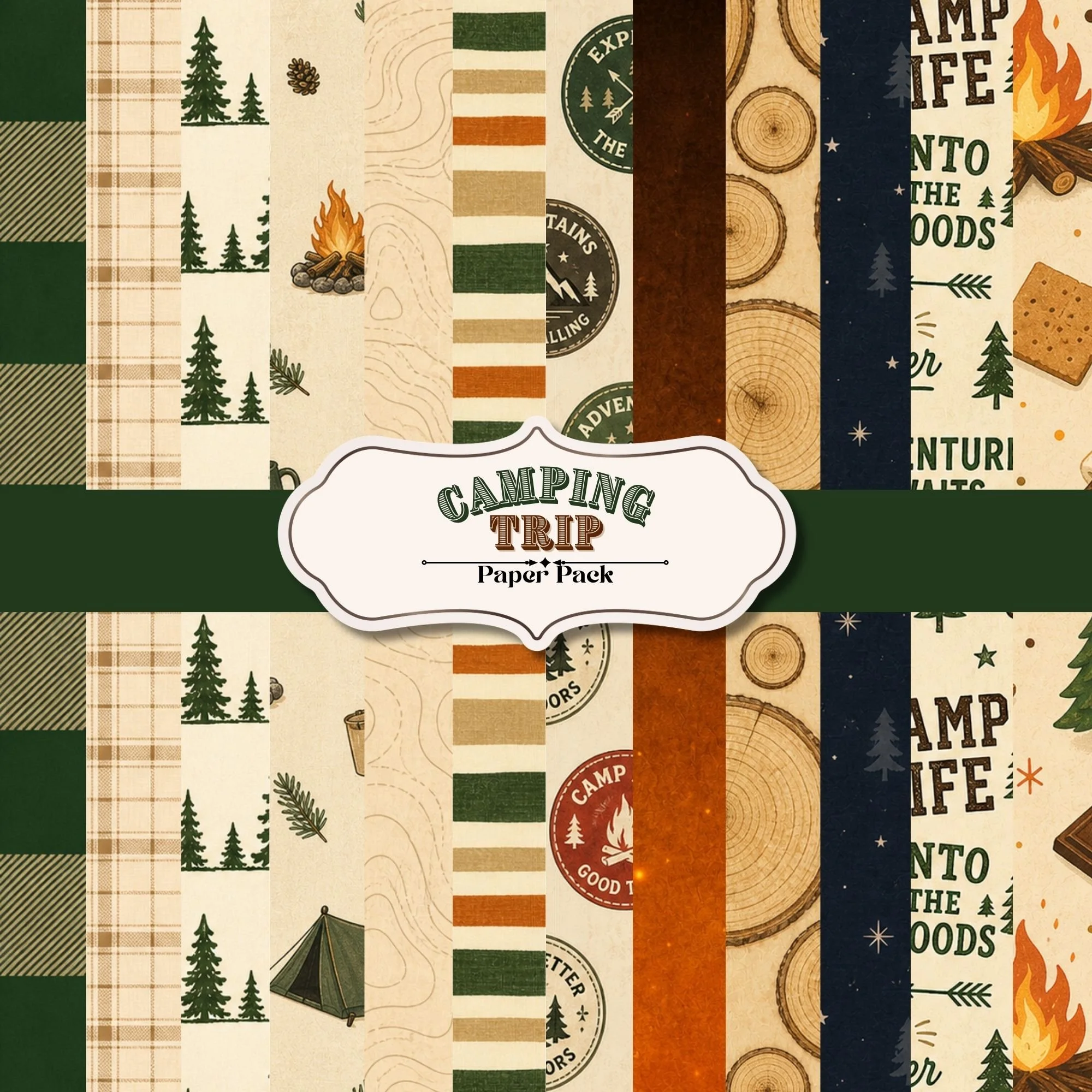 Camping Trip Paper Pack