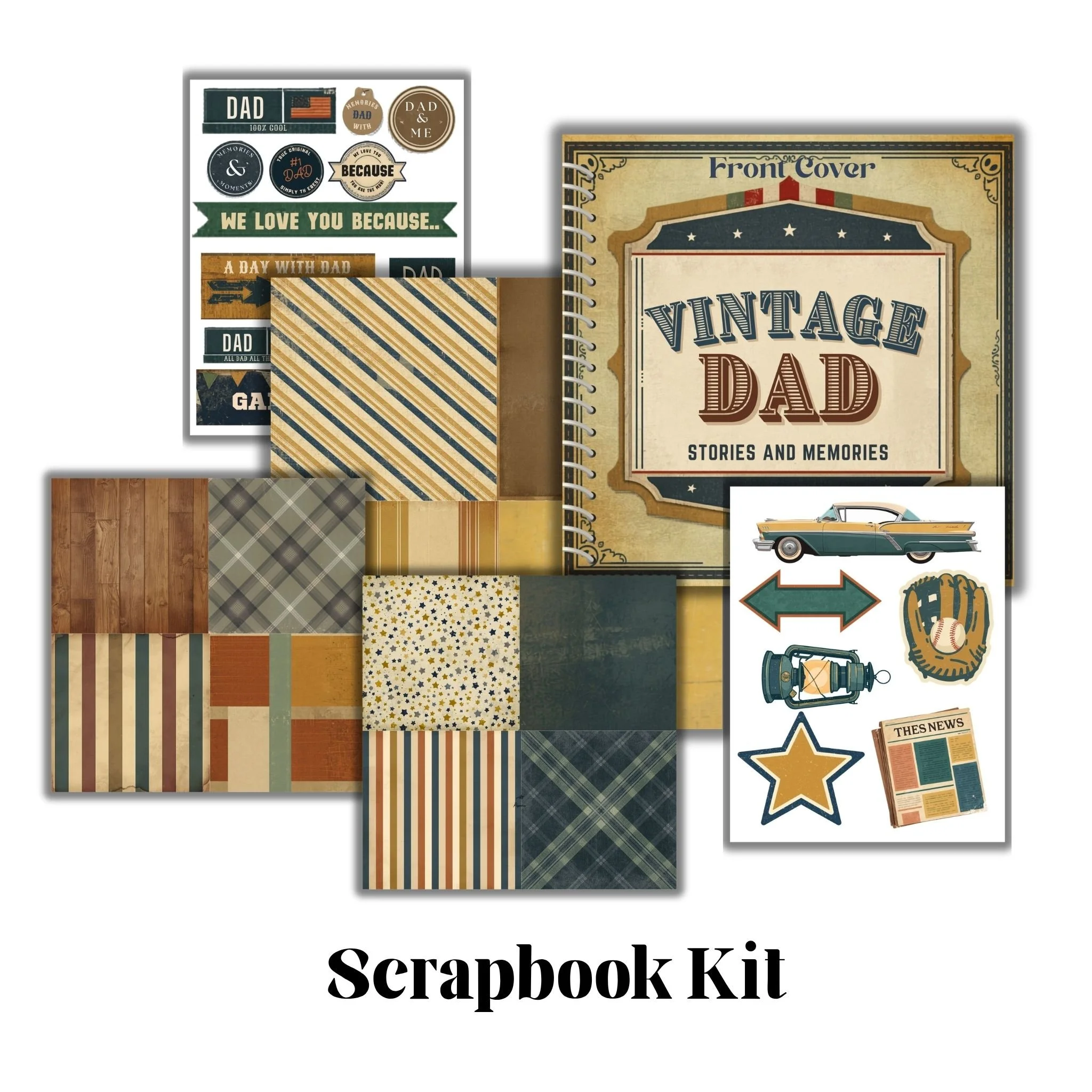 Father's Day Scrapbook Kit