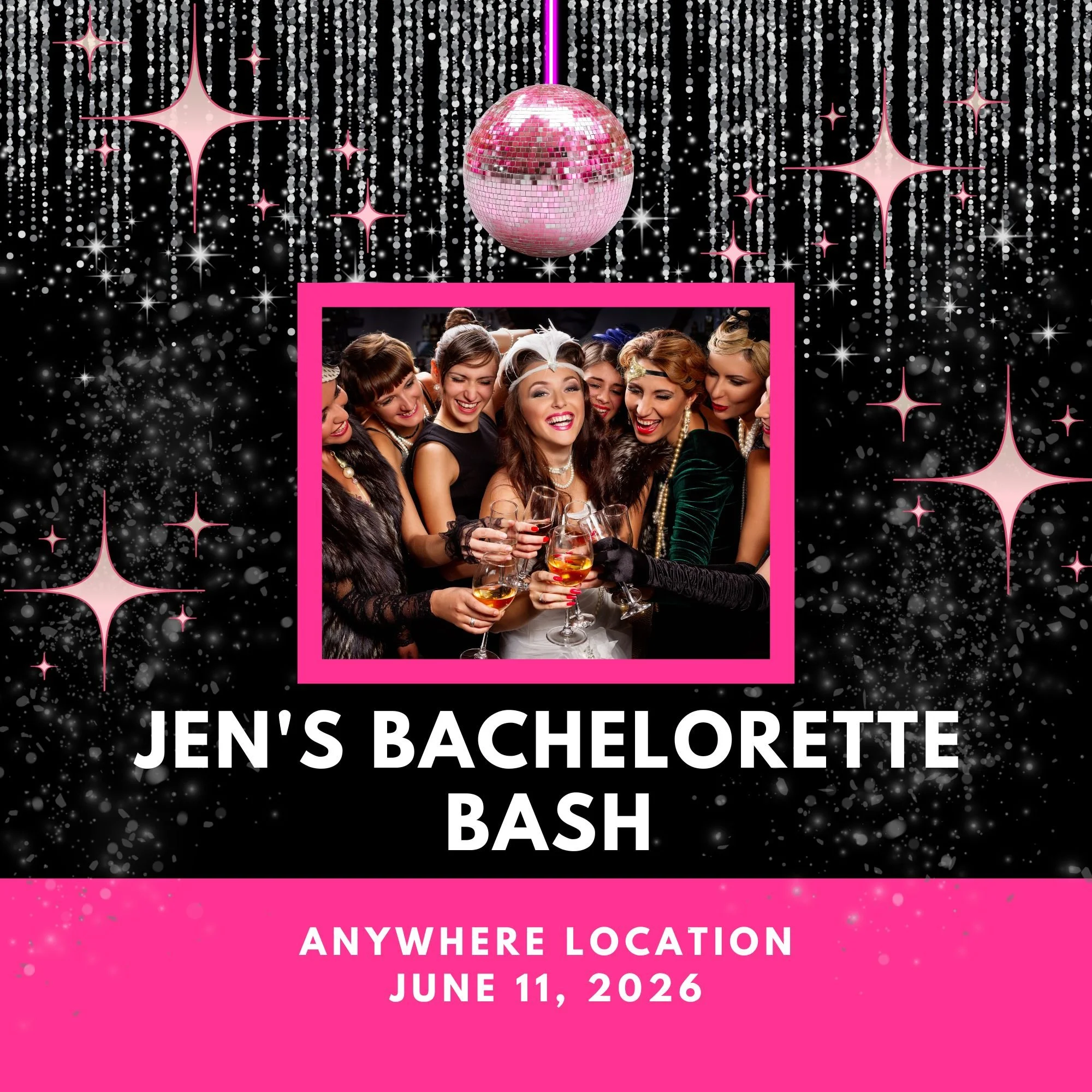 Picture of the Personalized Memorette Bachelorette Party Night on the Town Edition