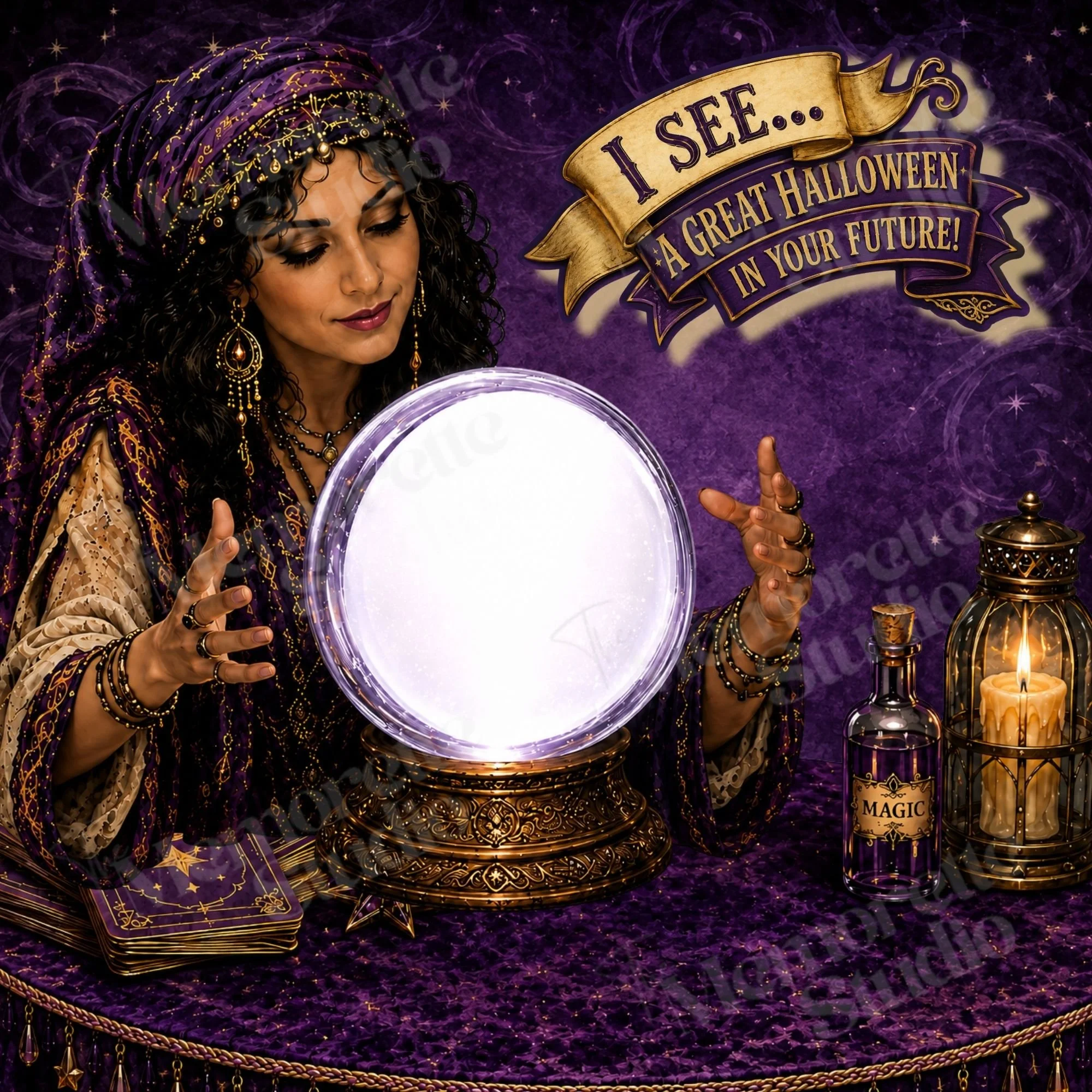 Madame Esmeralda's Fortune Page Kit