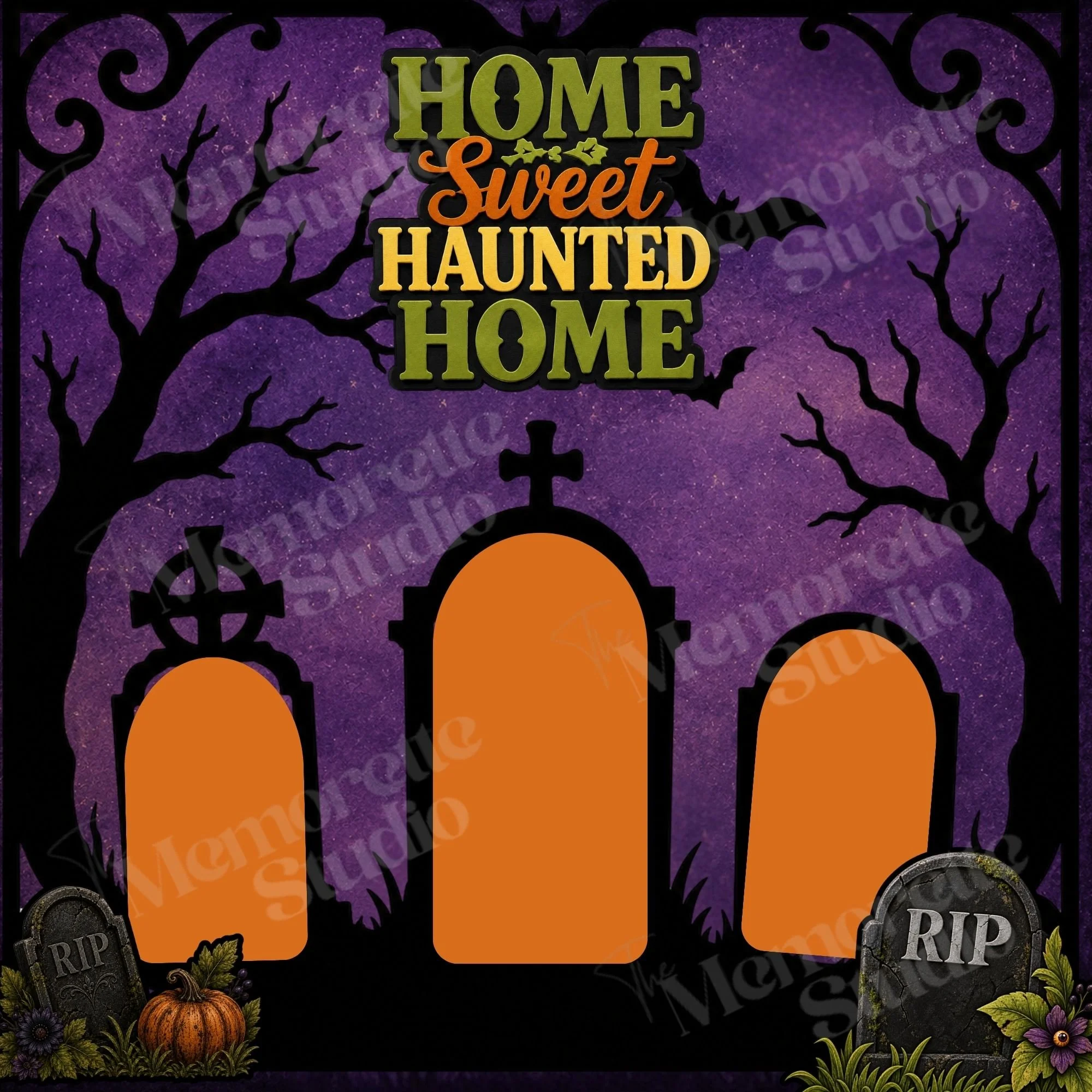 Home Sweet Haunted Home Page Kit