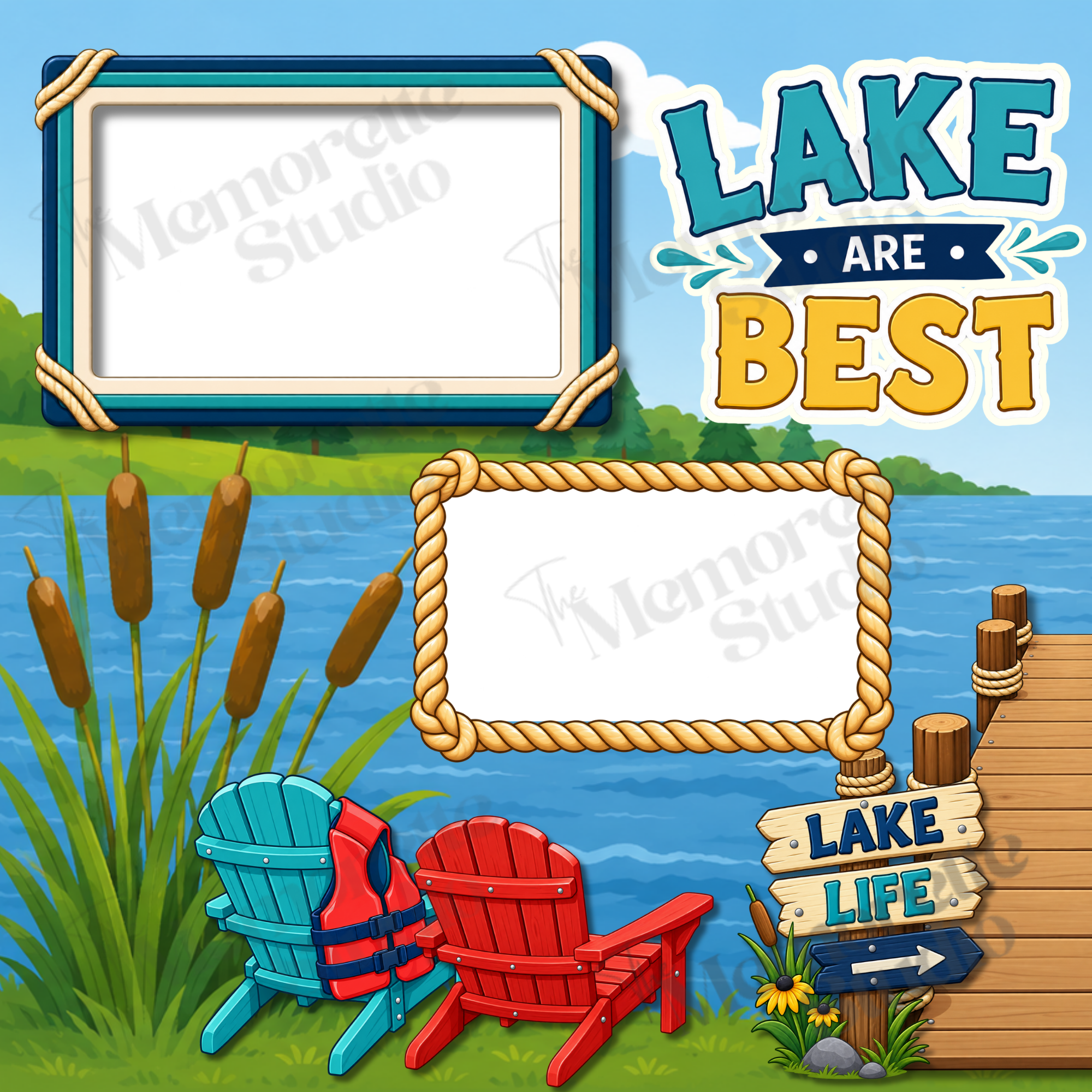 Lake Days are the Best Days Page Kit