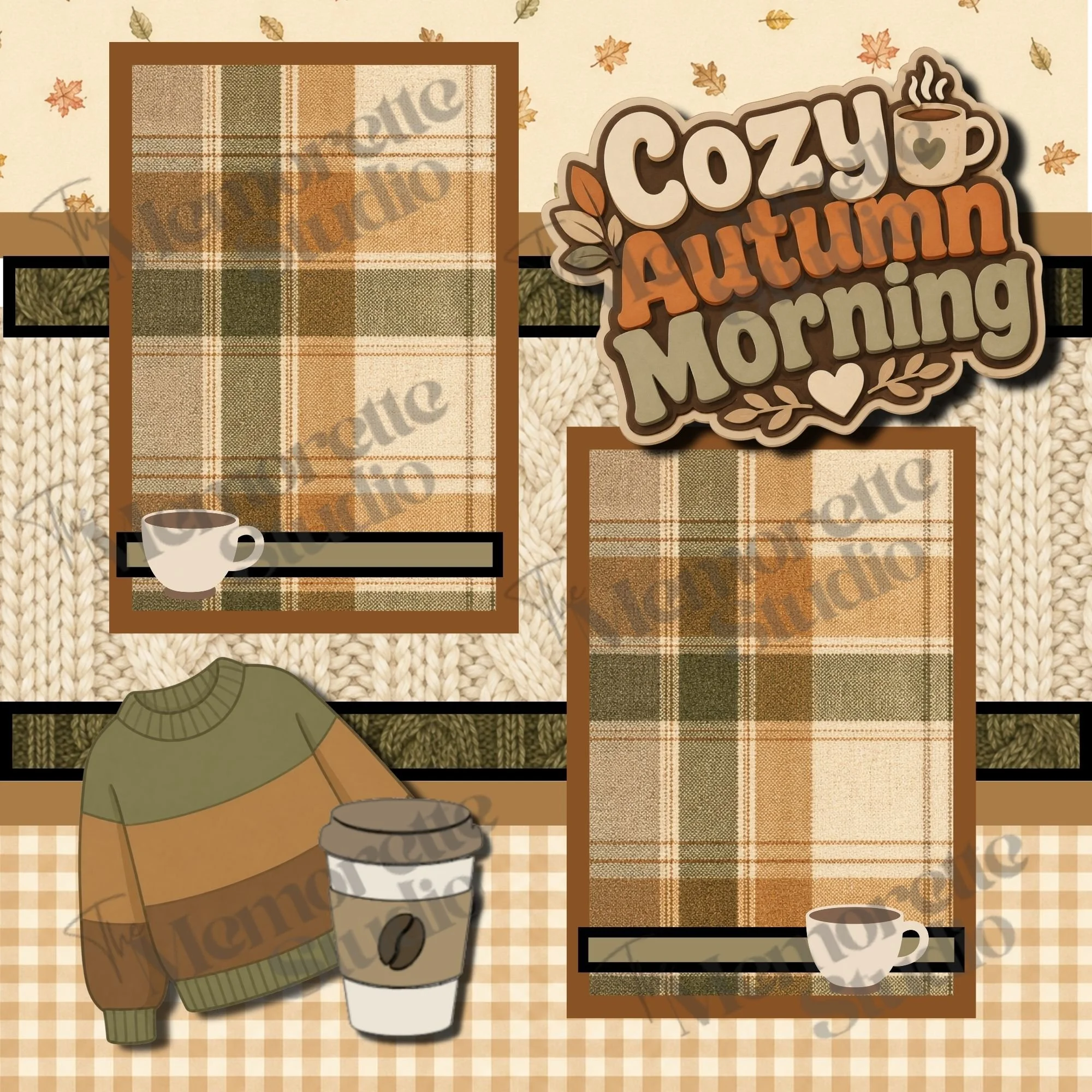 Cozy Autumn Morning Page Kit