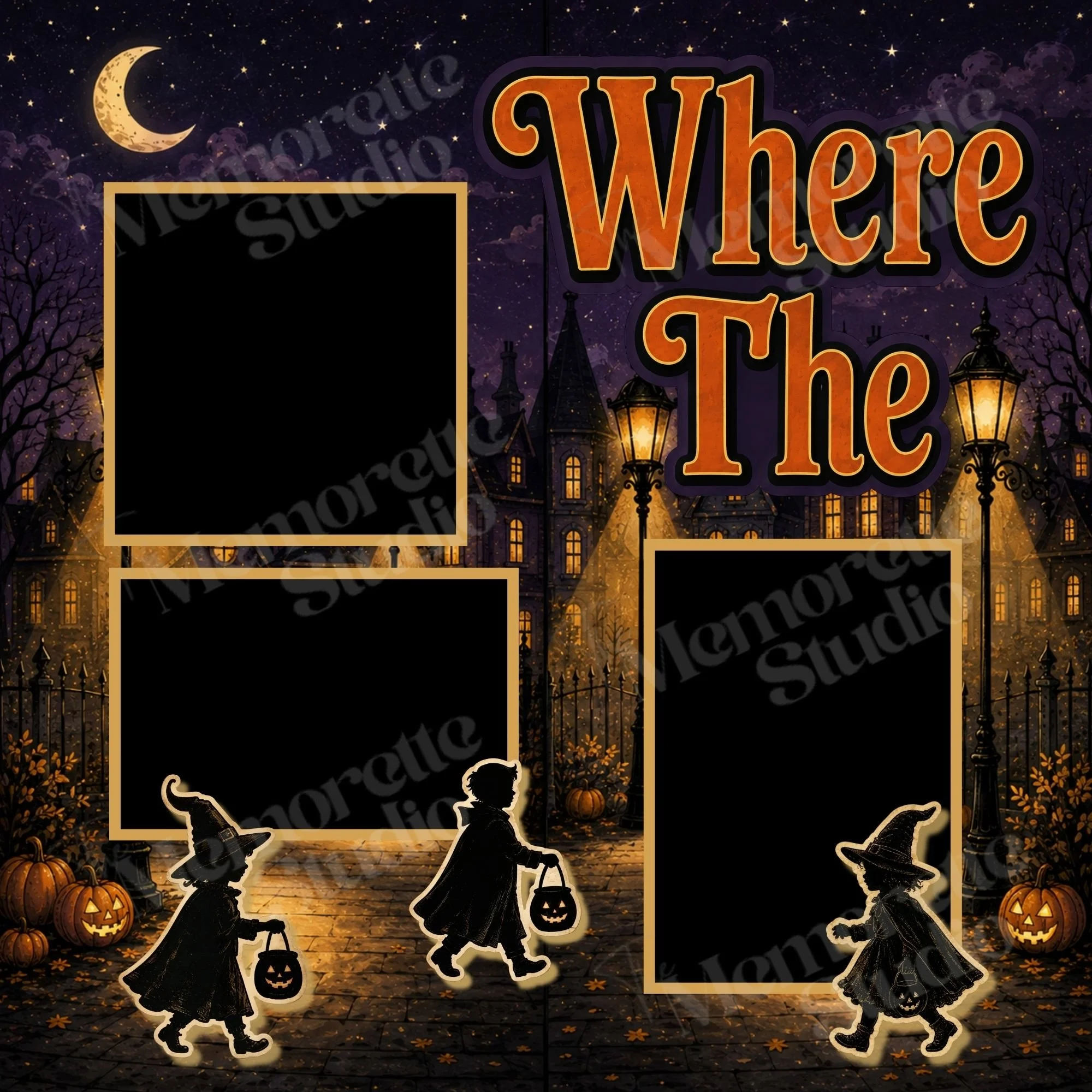 When the Streetlights Glow Page Kit