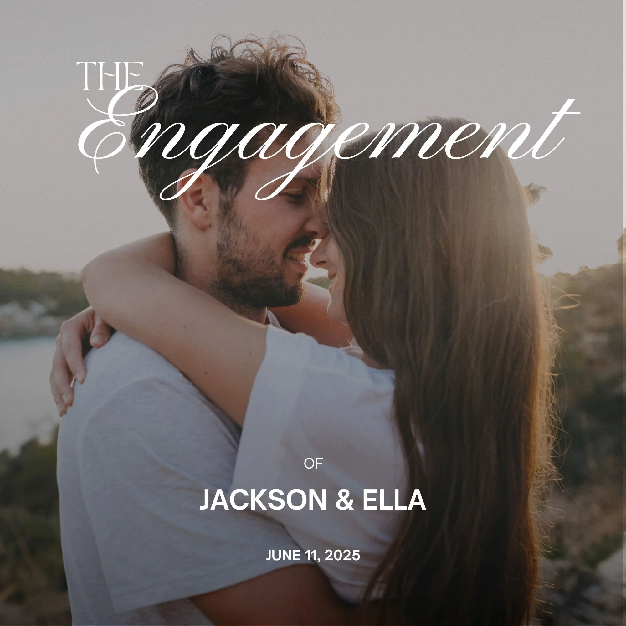 Image of the Engagement Memorette