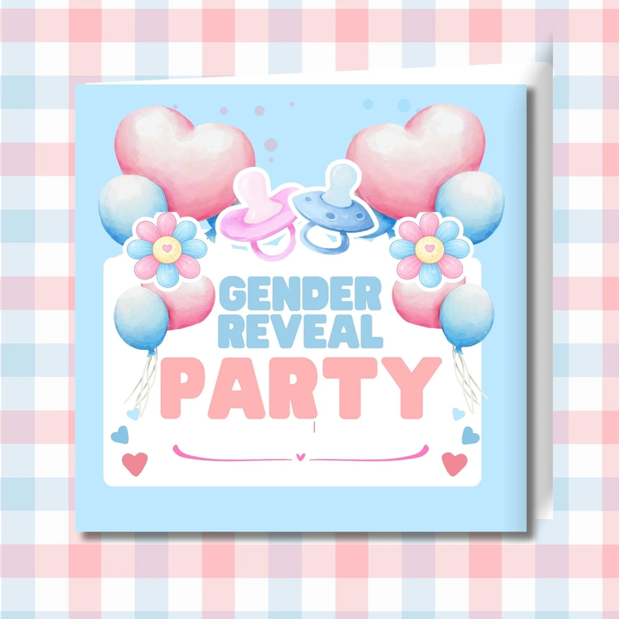 Gender Reveal Party Memorette Classic Memory Book