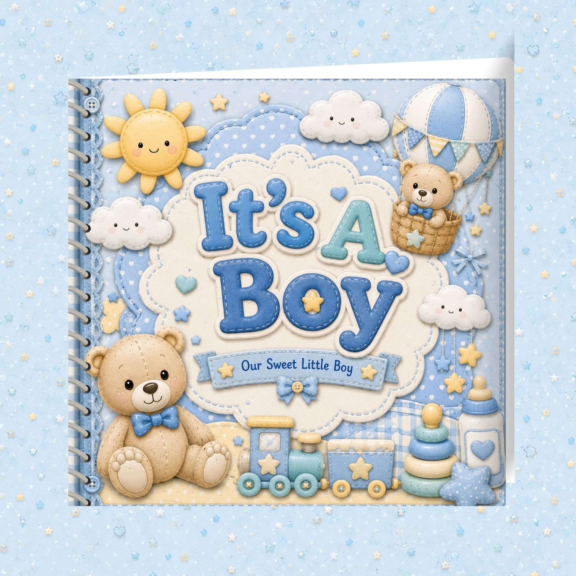 It's a Boy Memorette Classic Scrapbook