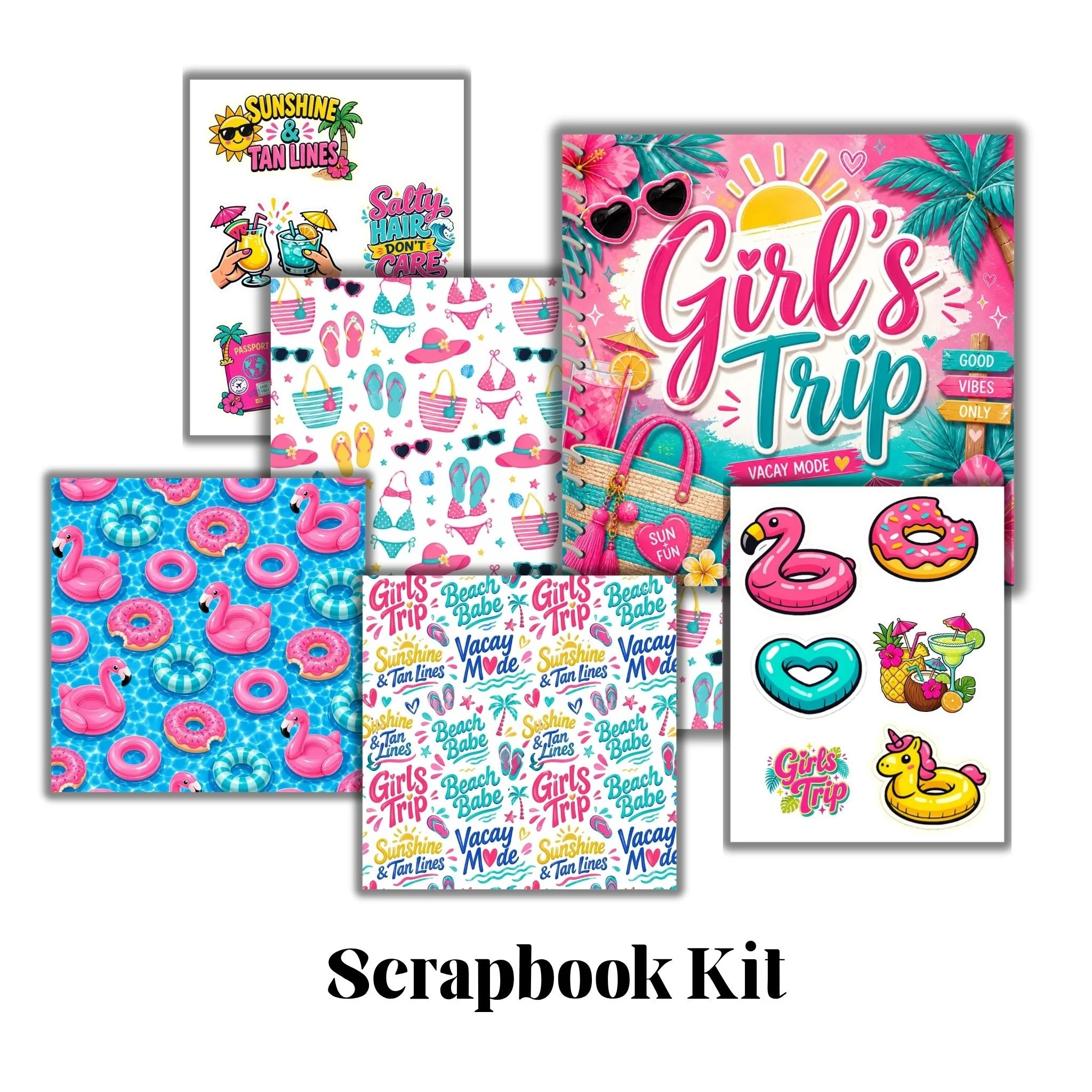 Girl's Trip Scrapbook Kit