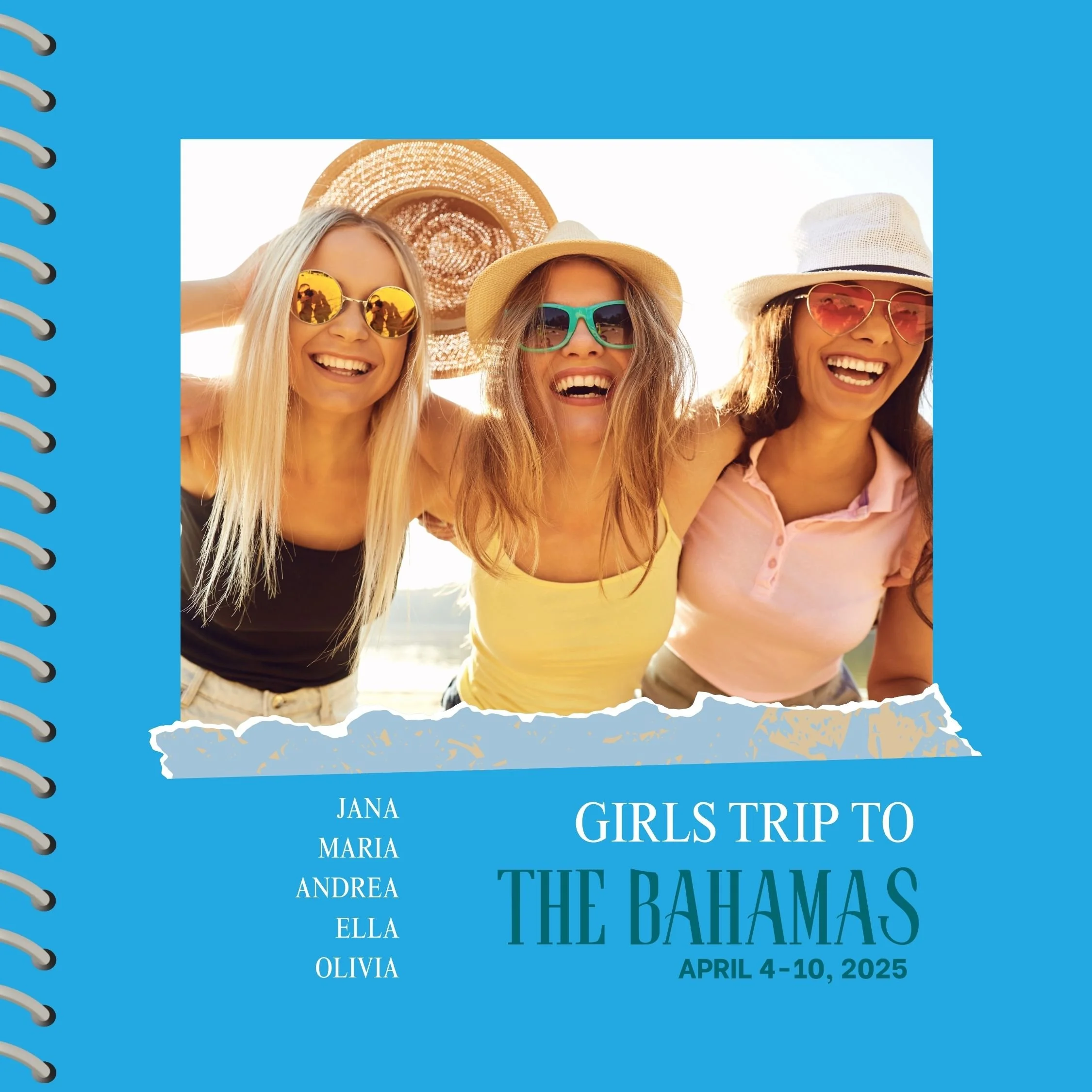 SPECIAL PRE-ORDER:  Girl’s Trip Memorette — Beach Trip- Curated Edition