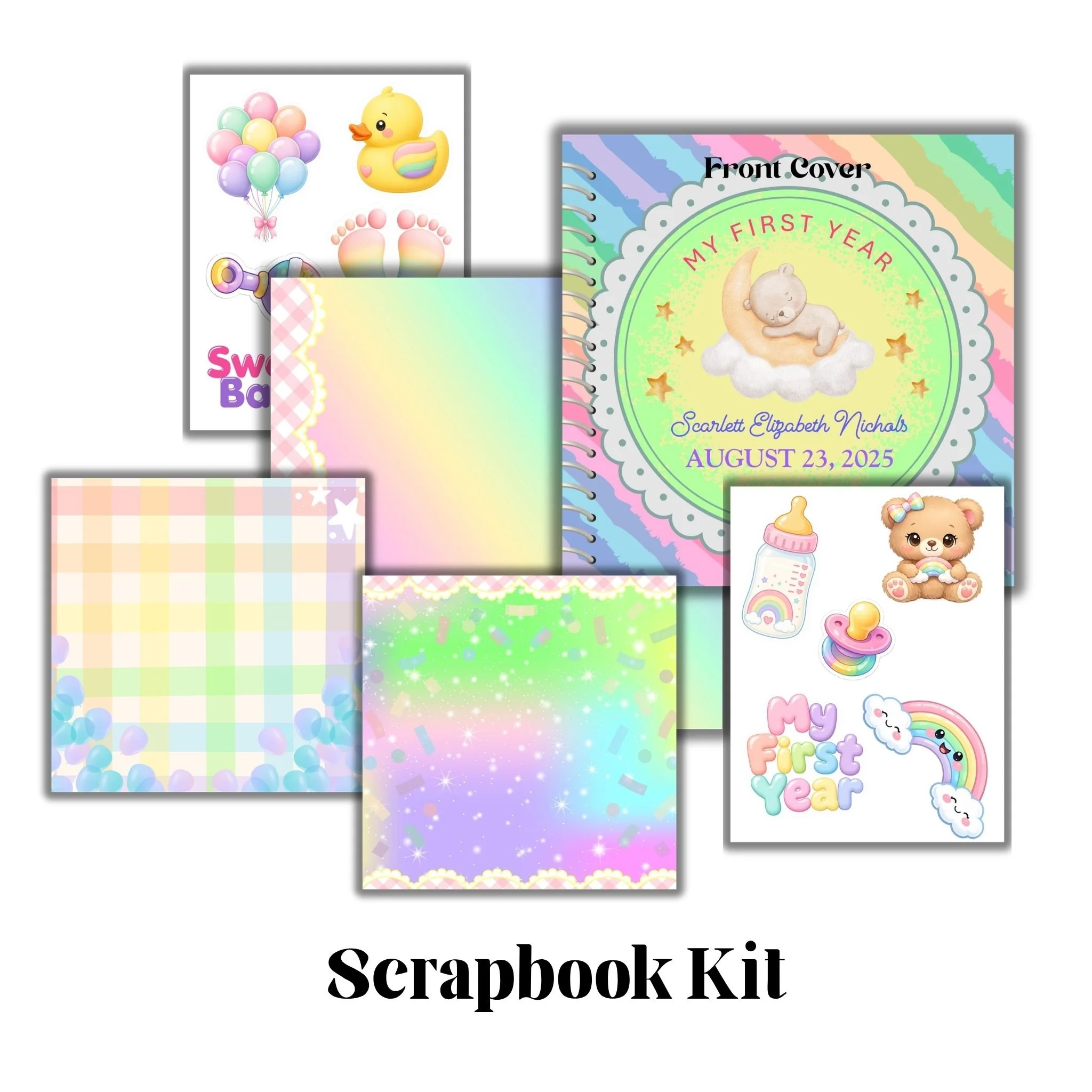 Baby's First Year Scrapbook Kit
