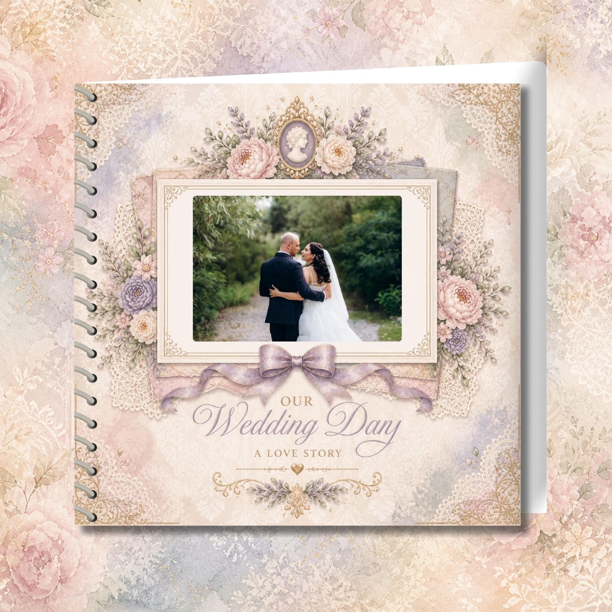 Our Wedding Memorette Personalized Scrapbook