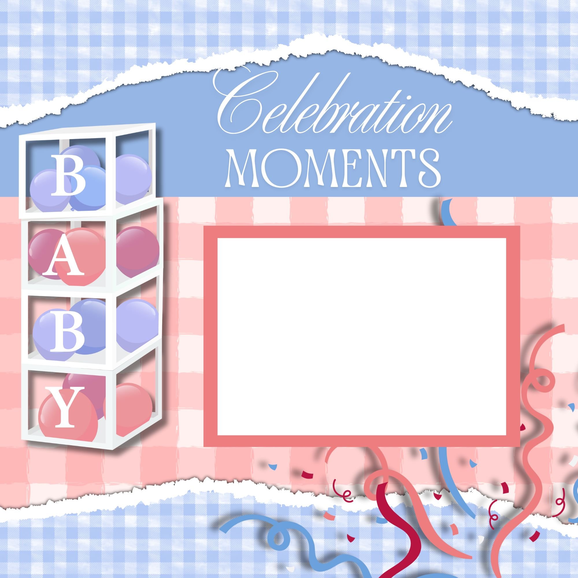 SPECIAL PRE-ORDER: Gender Reveal Page-ette Page Kit