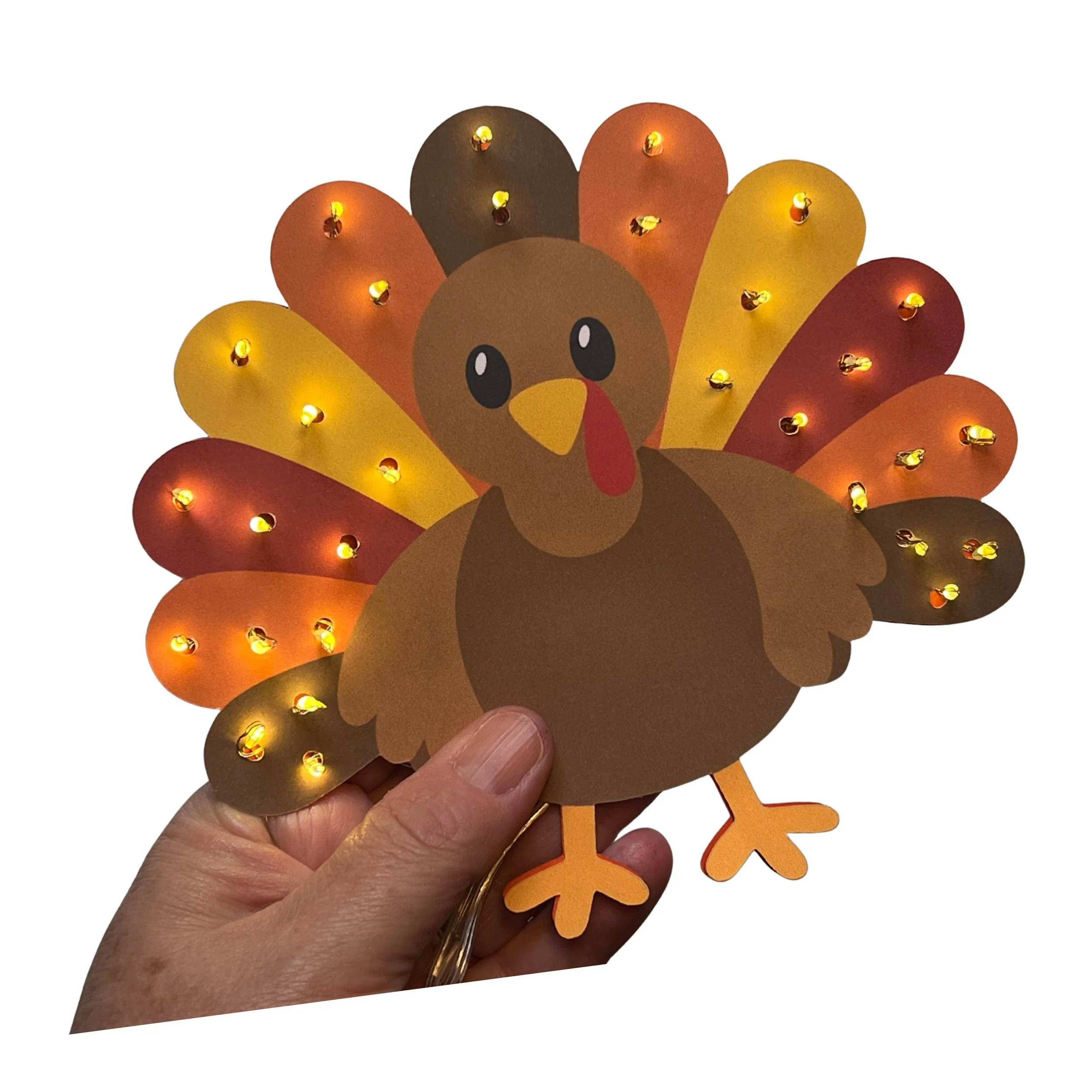 Turkey Light-Up Die Cut