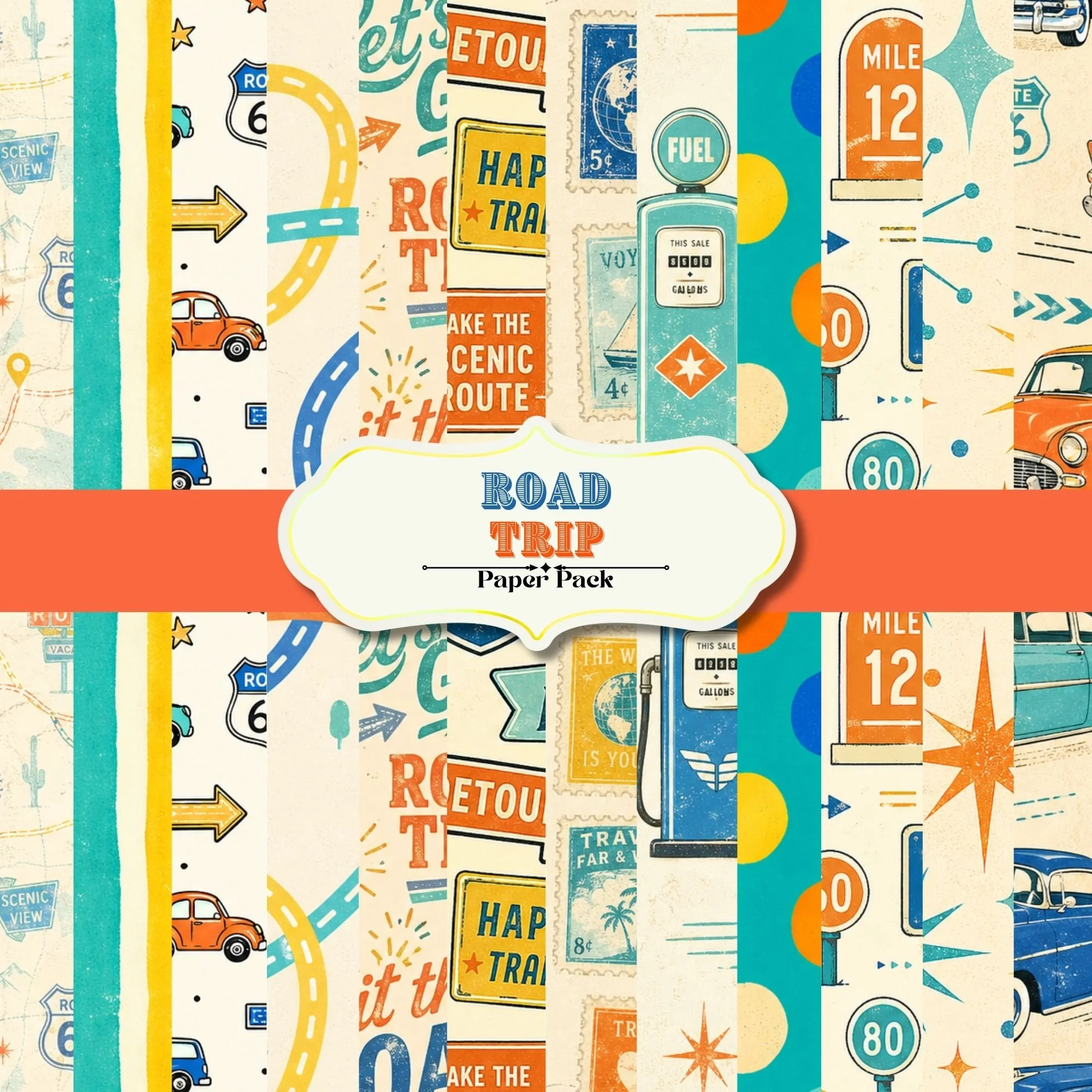 Road Trip Paper Pack