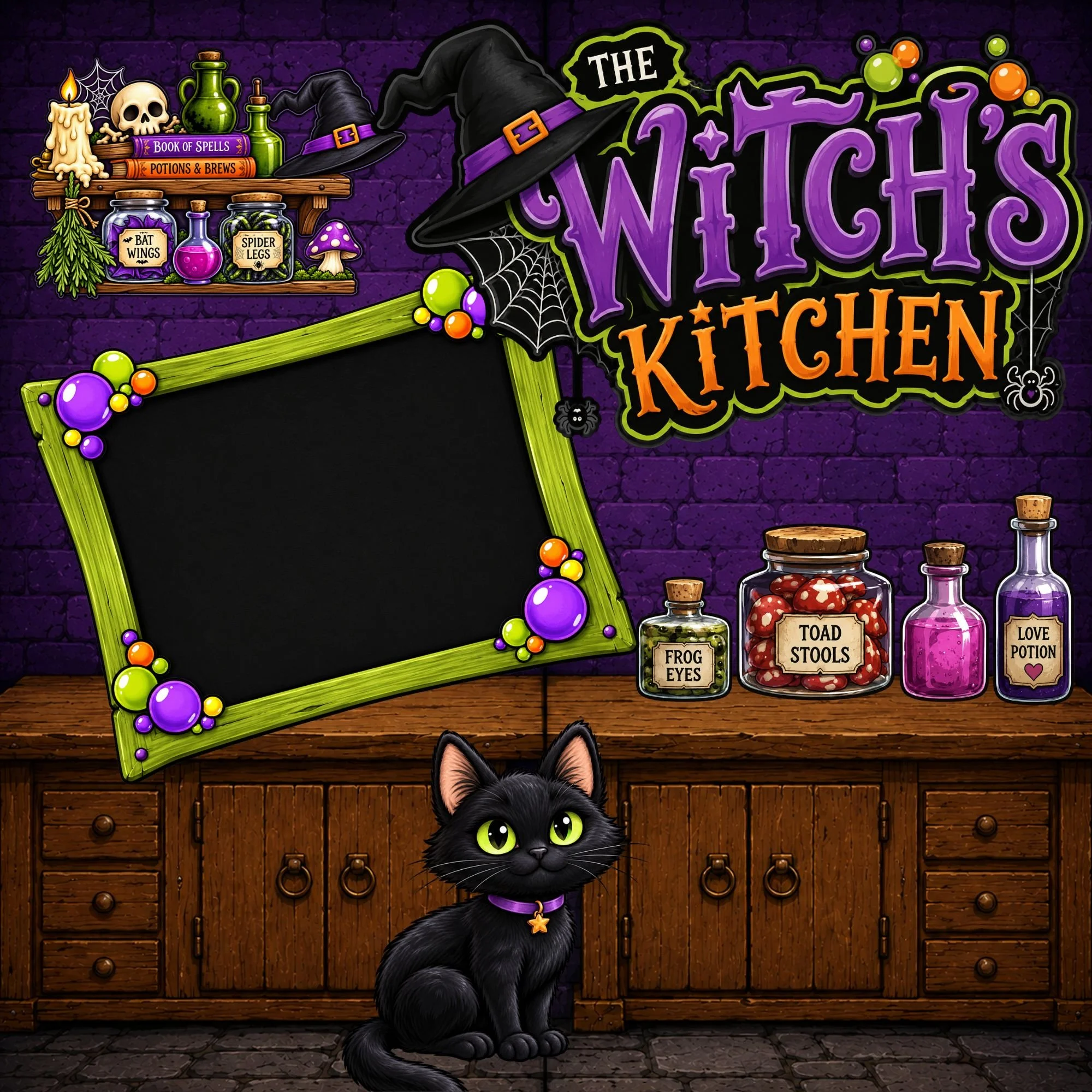 The Witch's Kitchen Page Kit