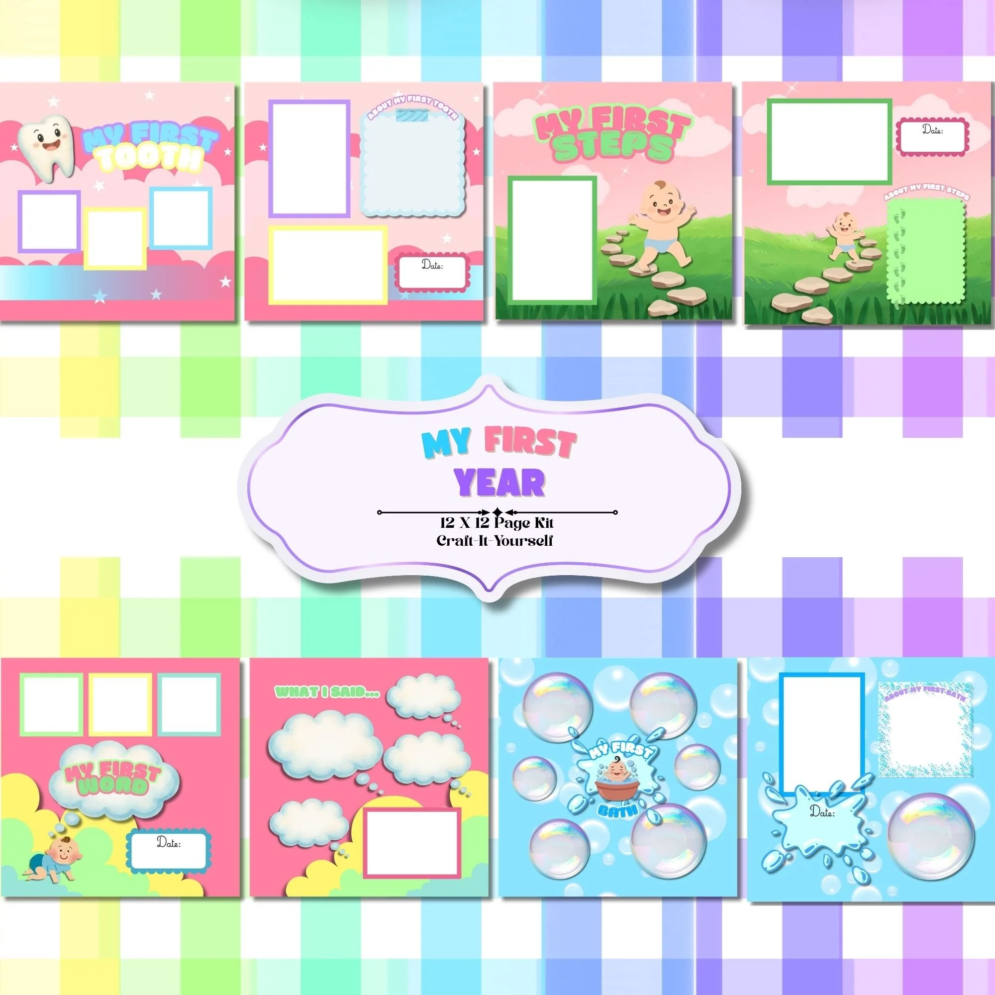 Baby's First Year Page Kit