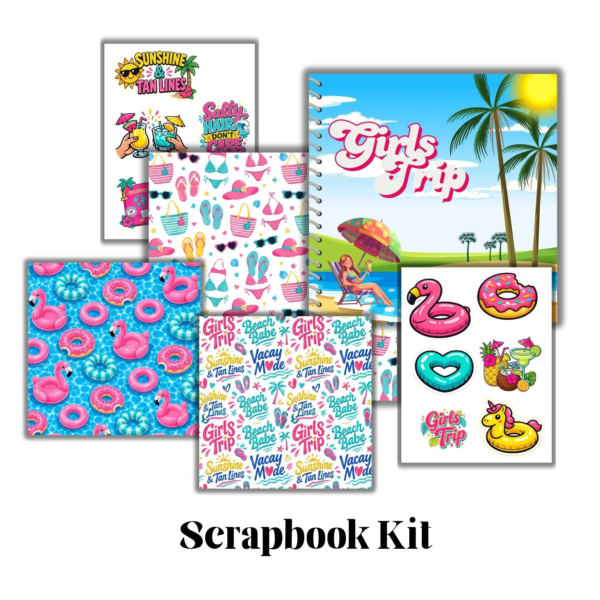 Girl's Trip Scrapbook Kit