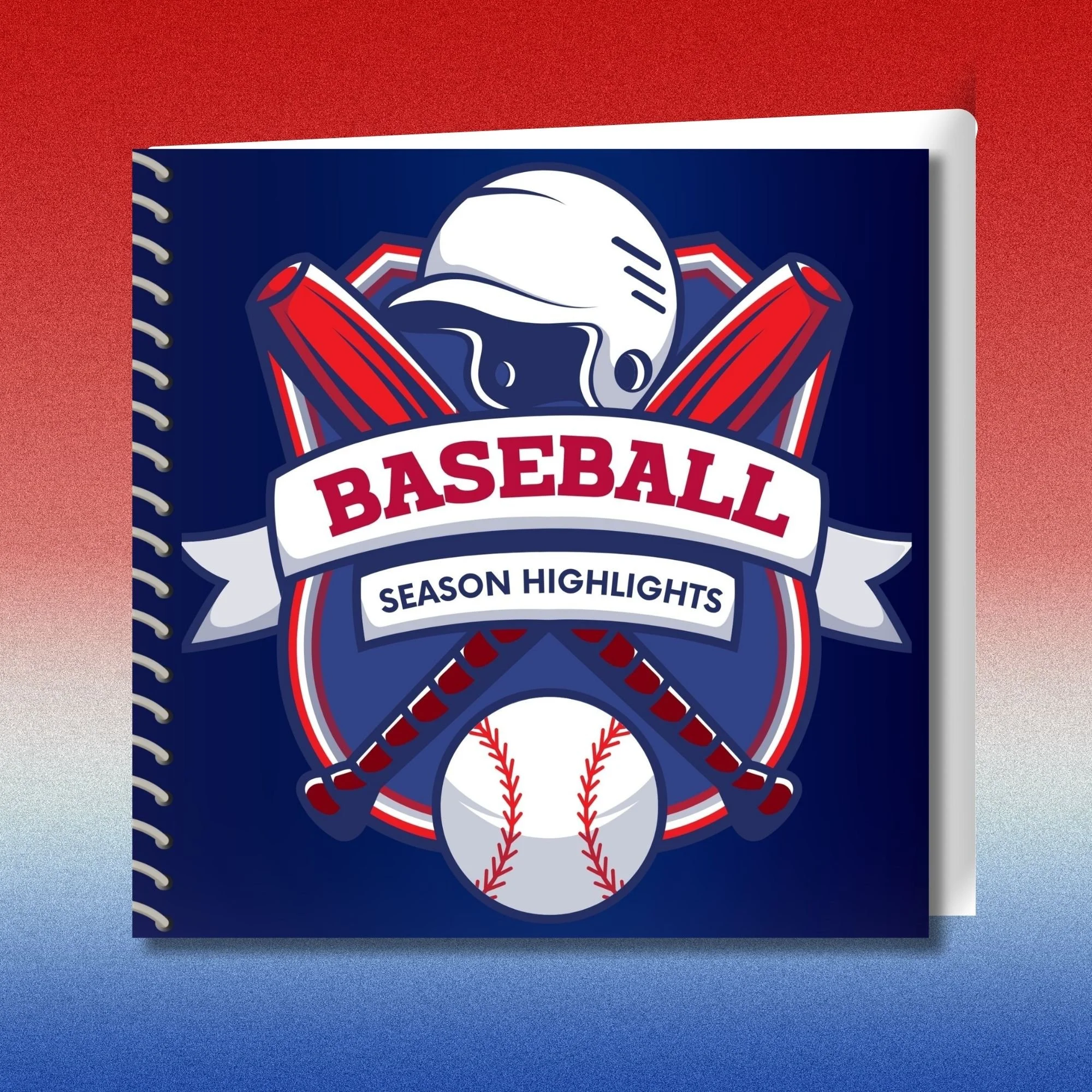 Baseball Memorette Classic Memory Book