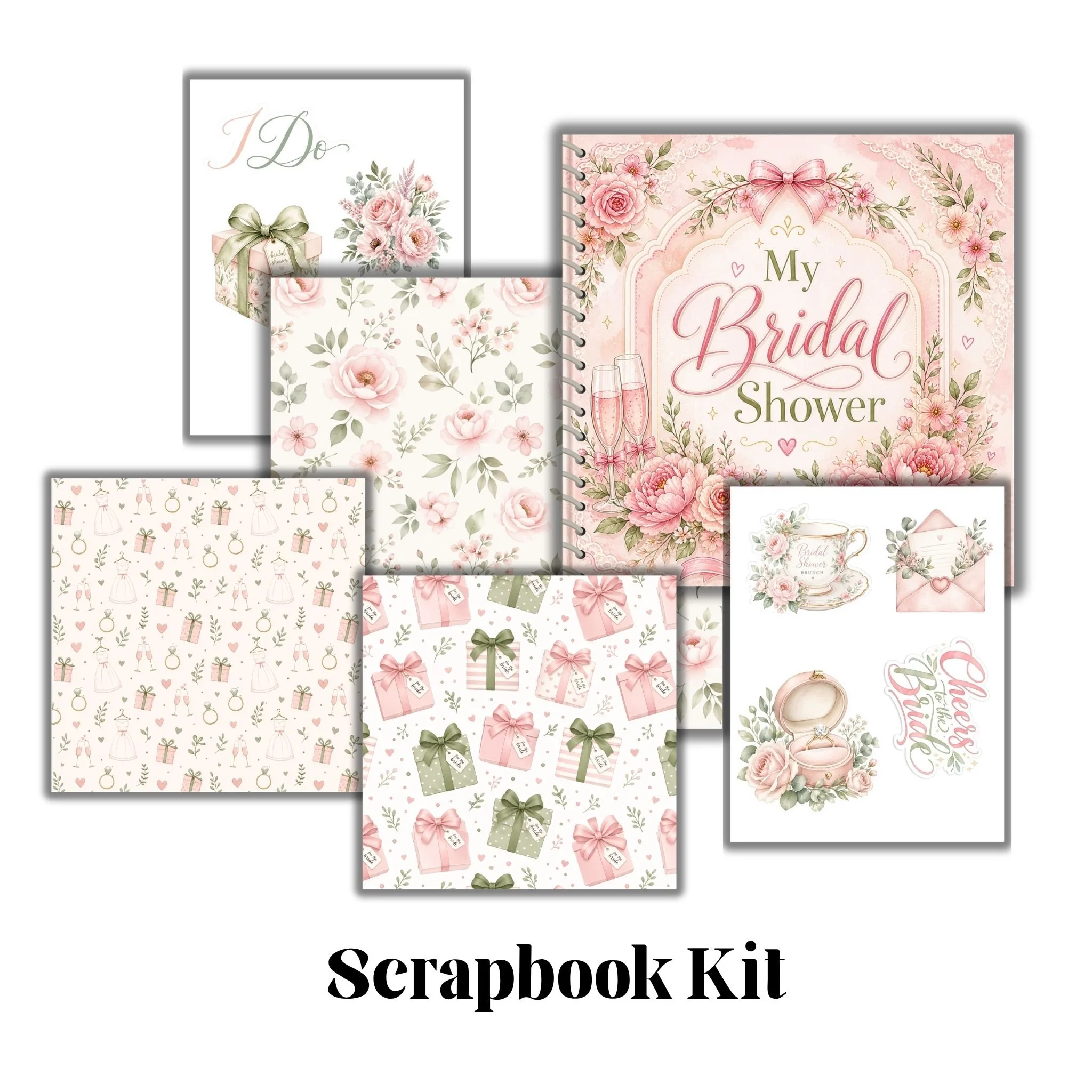 Bridal Shower Scrapbook Kit