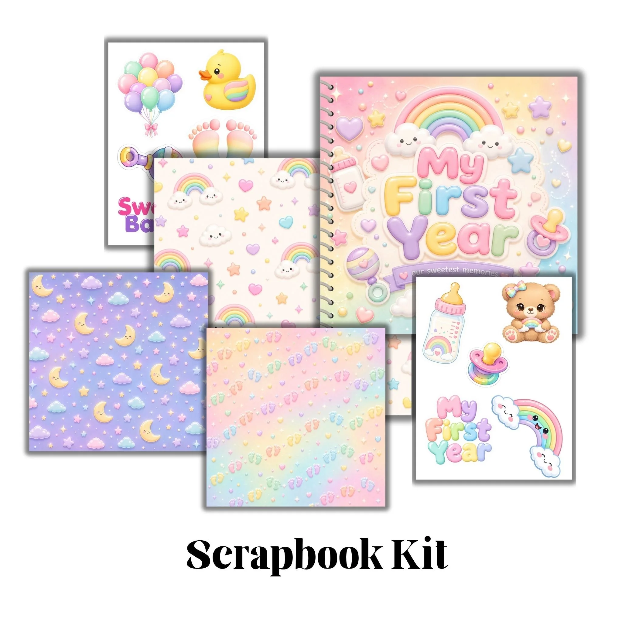 Baby's First Year Scrapbook Kit