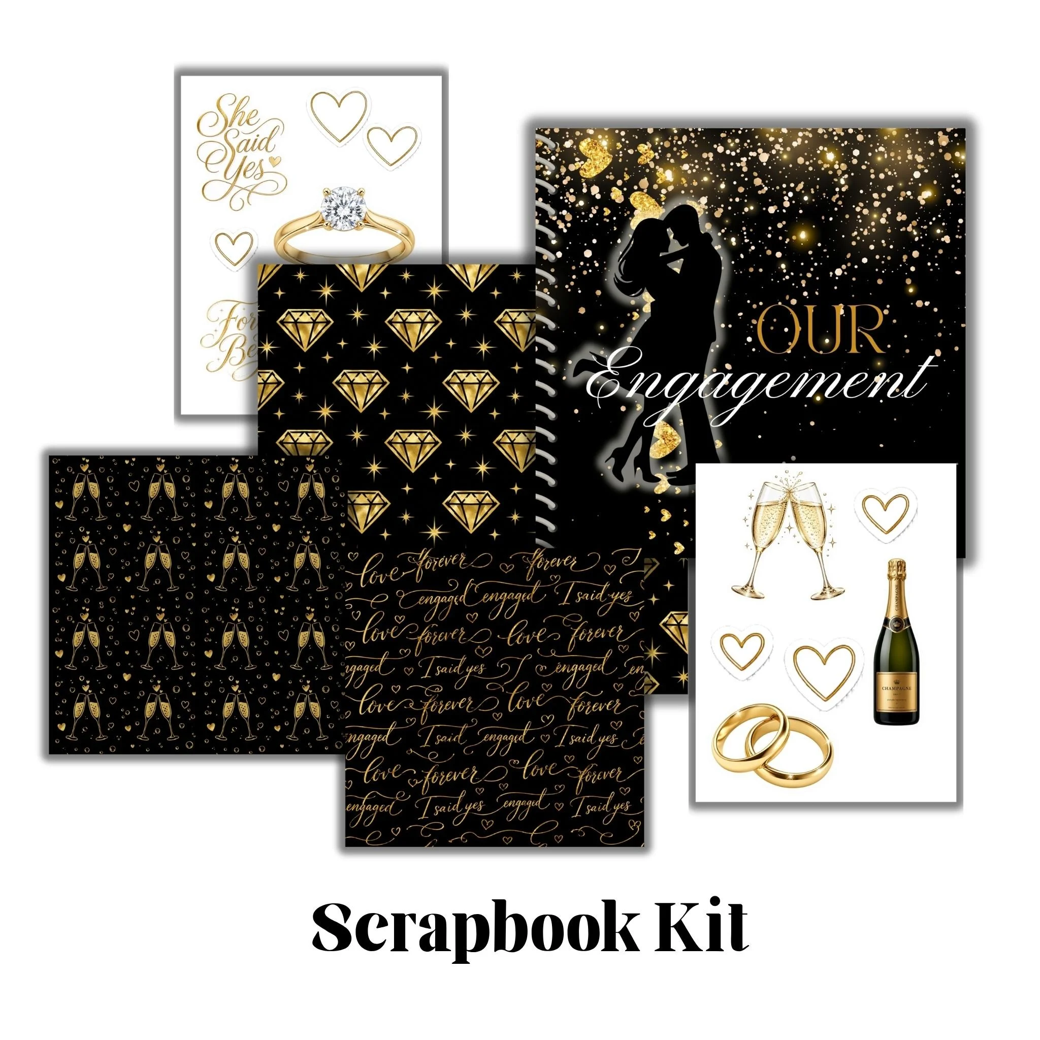 Engagement Scrapbook Kit