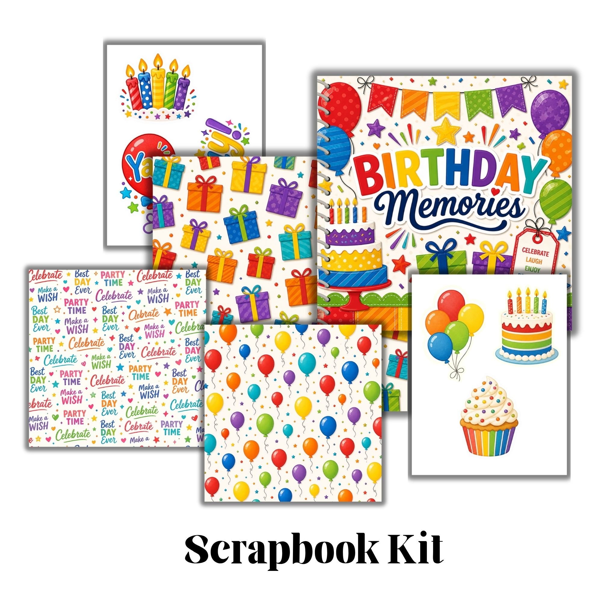 Birthday Memories Scrapbook Kit