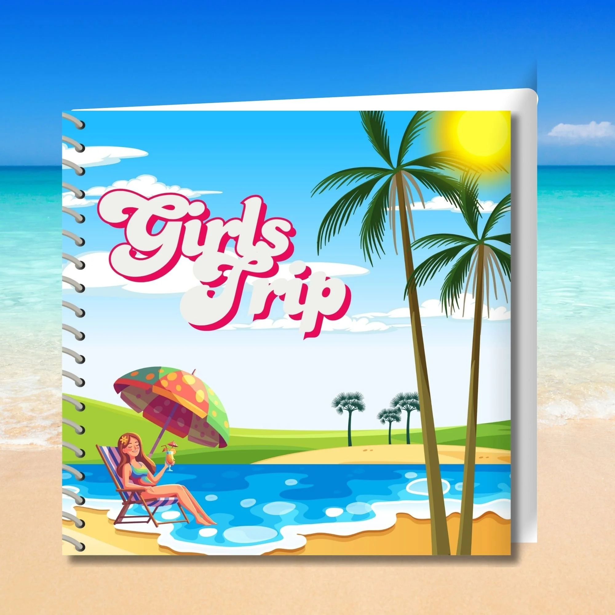 Girl’s Trip Memorette — Beach Trip Classic Memory Book