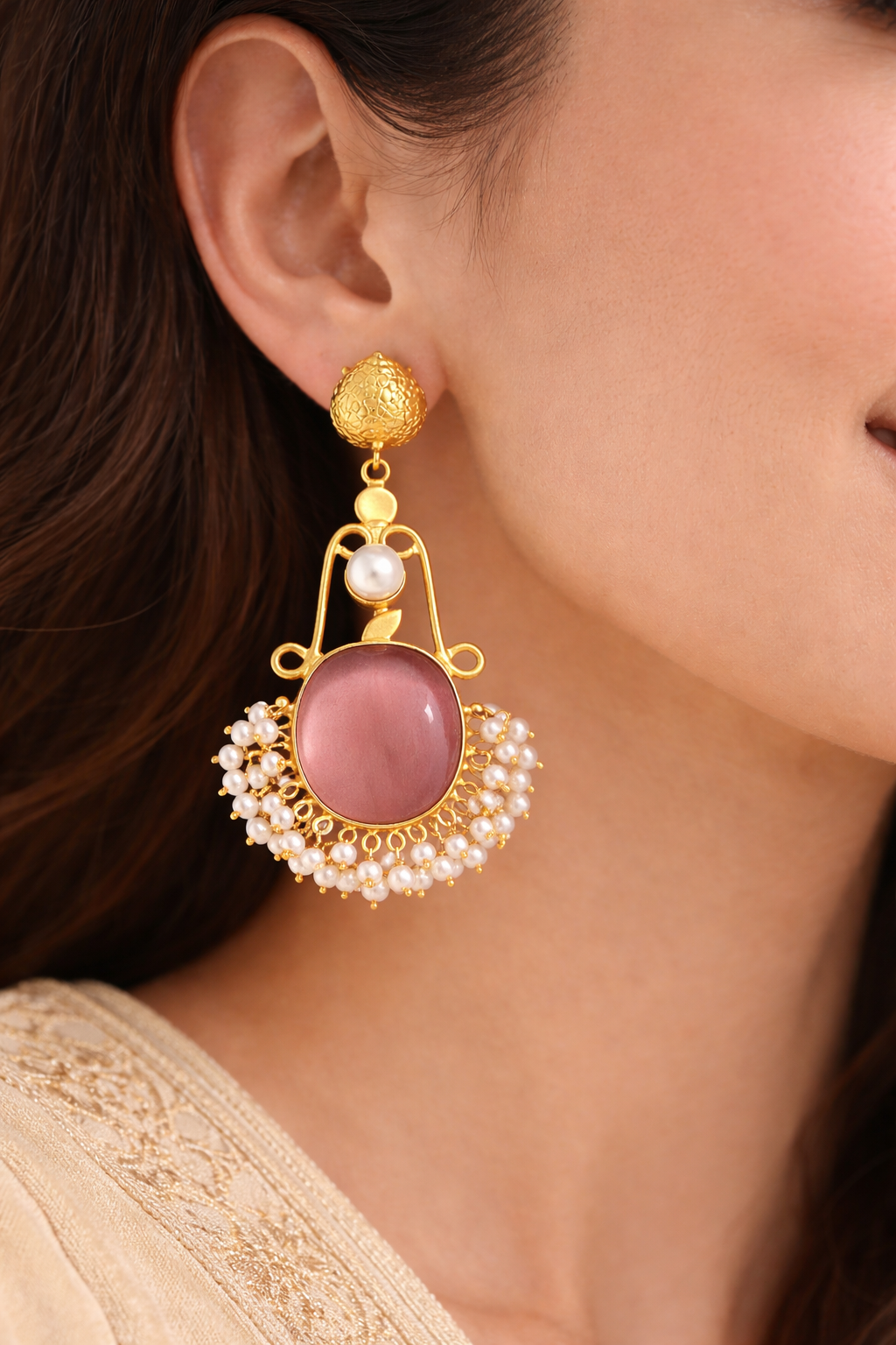 Pink Stone Earrings - 1.png