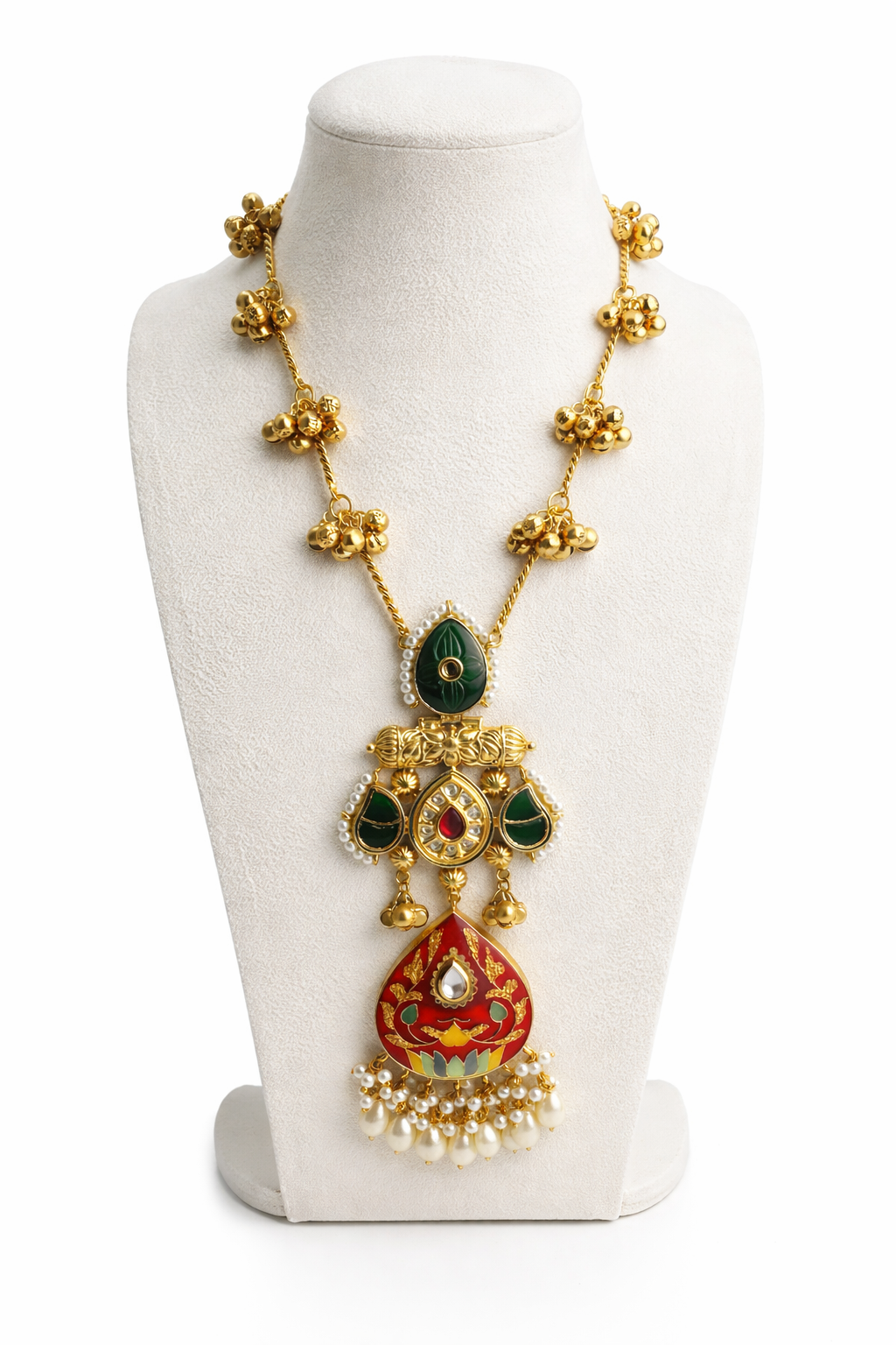 Royal Kashmiri Ghungroo Necklace