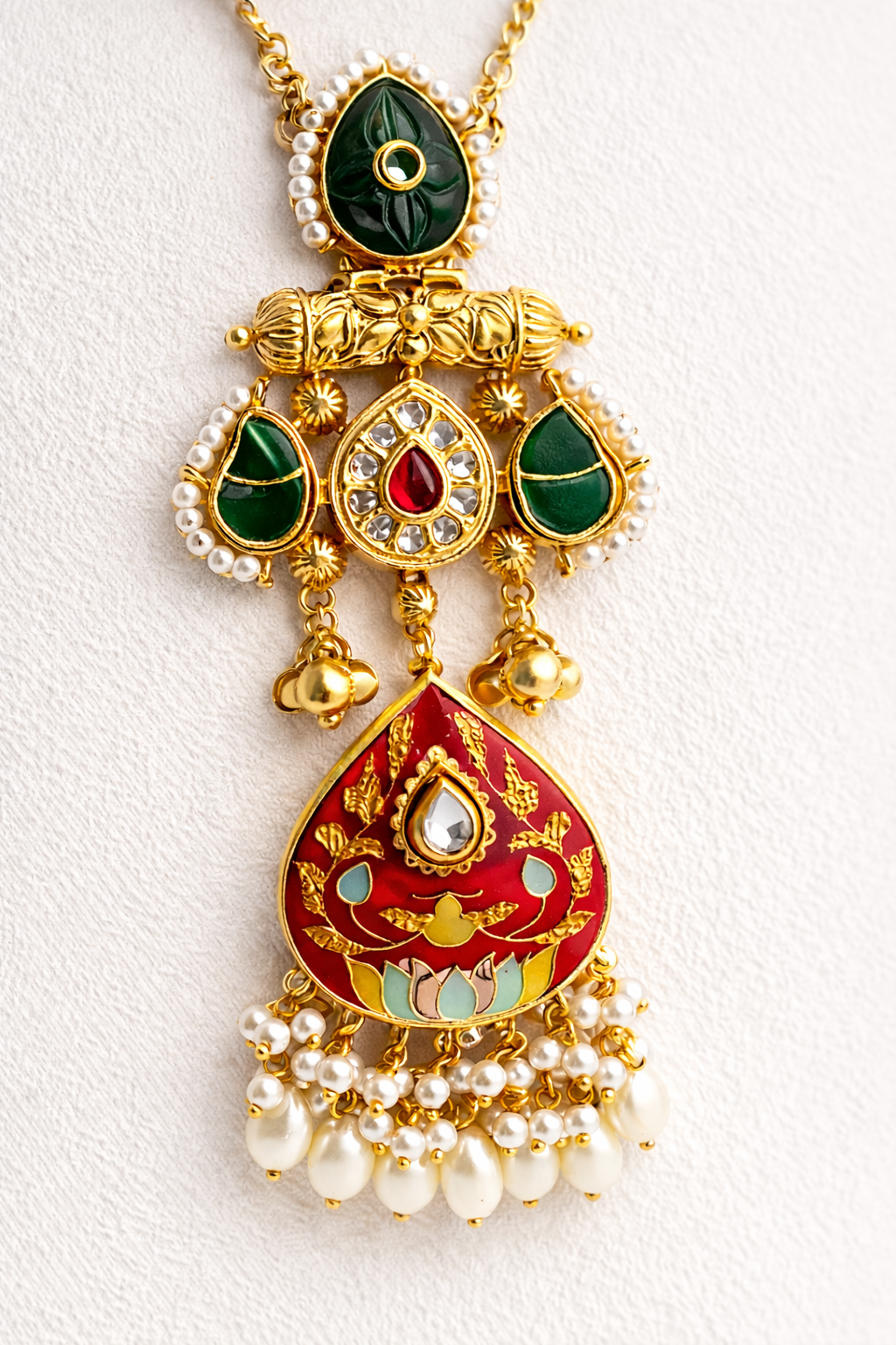 Royal Kahmiri Ghungroo Necklace Close-up-2.png