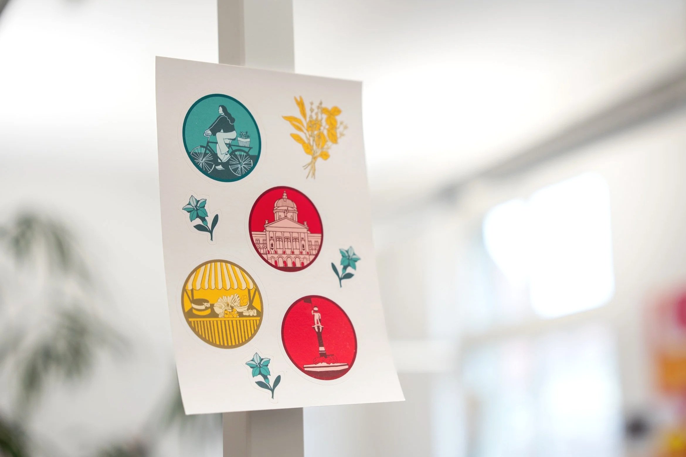 Illustrationen Neujahrskarte