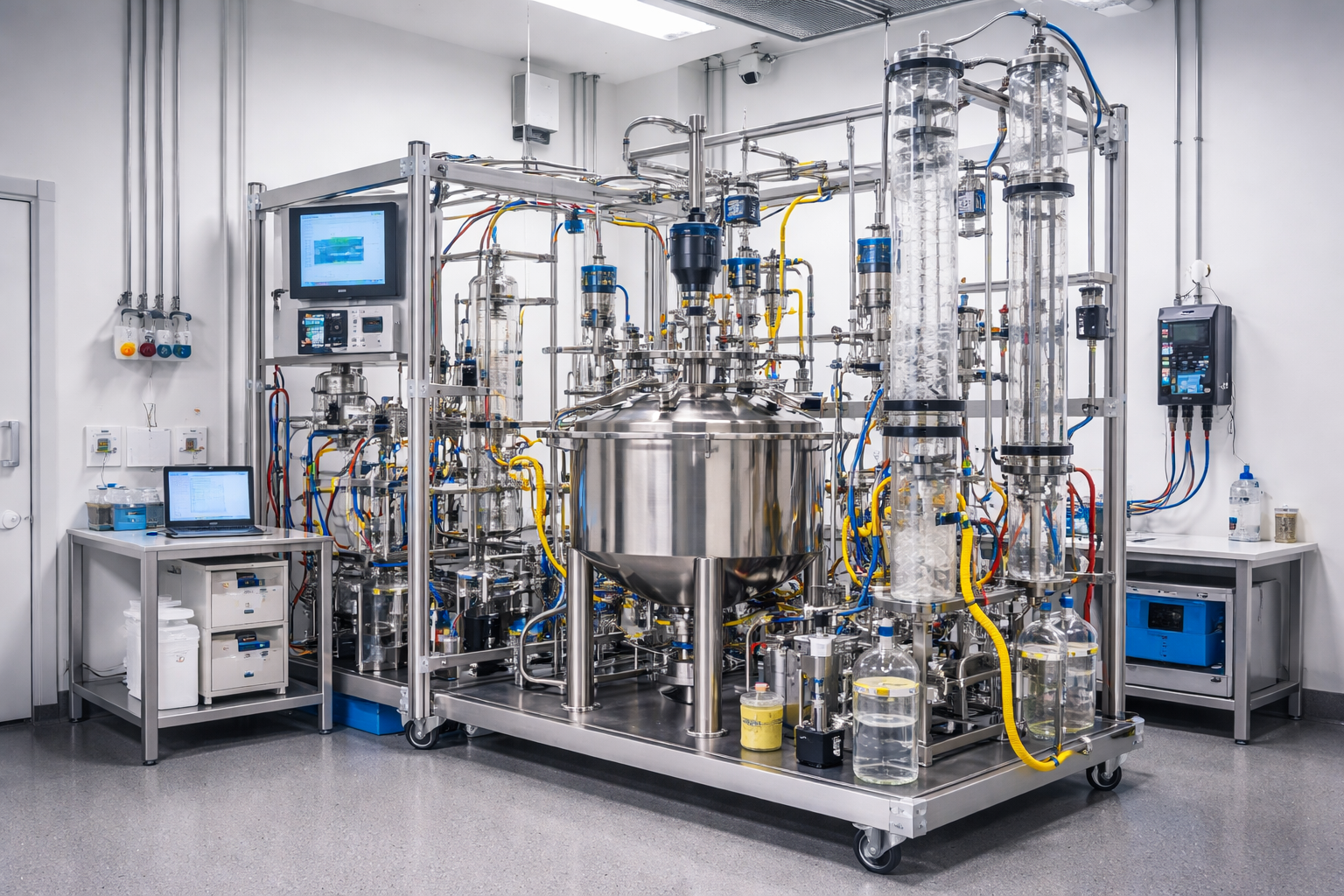 Example of a chemical pilot plant