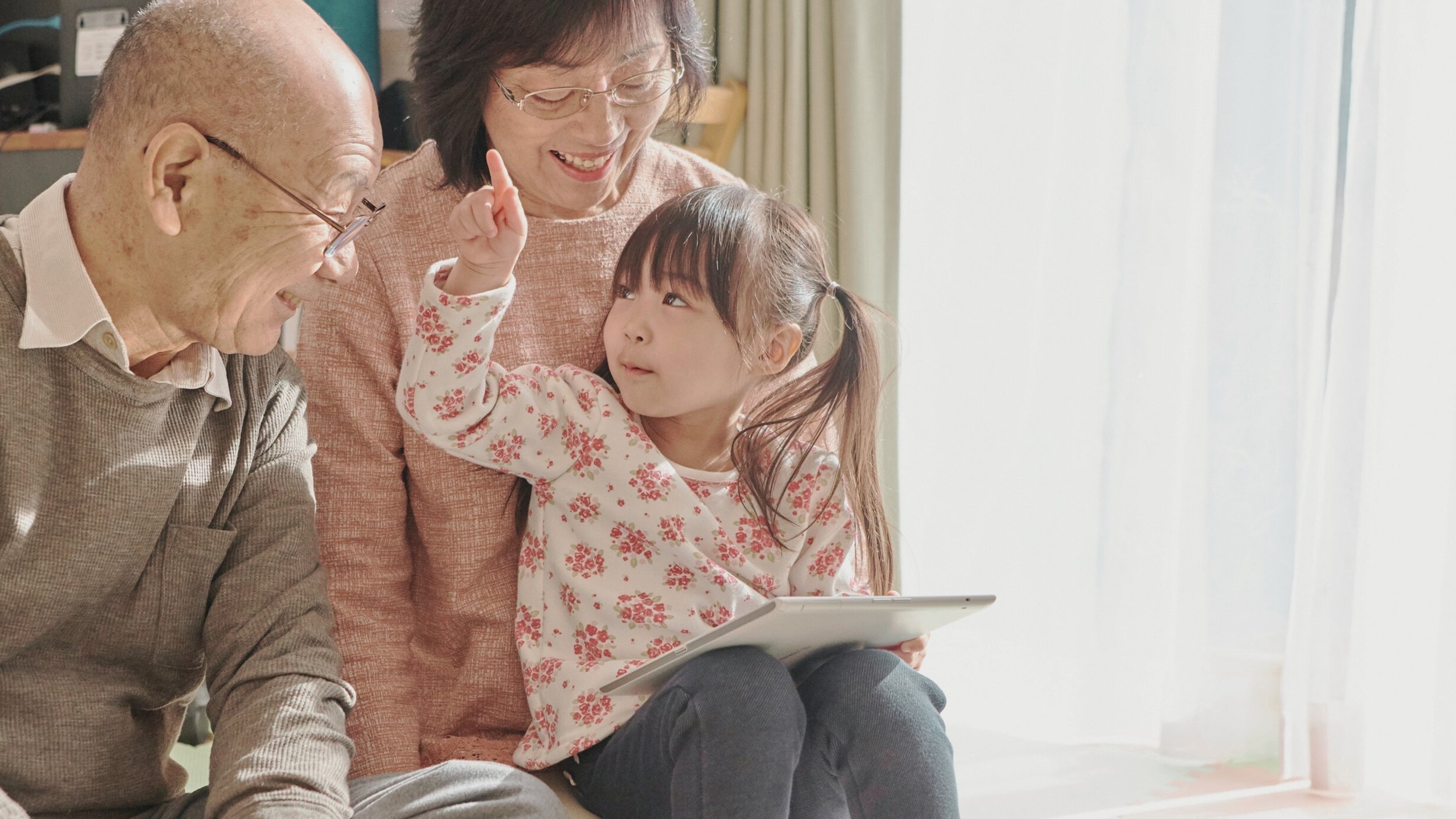 During a transition discussion, try to keep the focus on the positives of a transition, such as being closer to grandchildren!