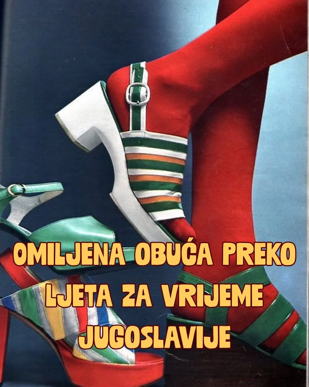 Omiljena obuća preko ljeta za vrijeme EX YU👡🩴
Kao dijete imala sam i ja neke od ove obuće, recimo sandale od Jugoplastike, klompe broj 36 bile su bijele🥺, &scaron;pagerice, rimljanke
Borosane su se nosile na poslu jer su bile najudobnije i nisu bi