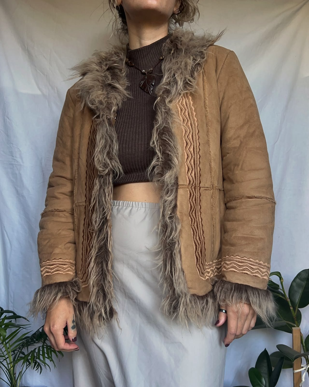 Jakna s krznom | 70's | S-M