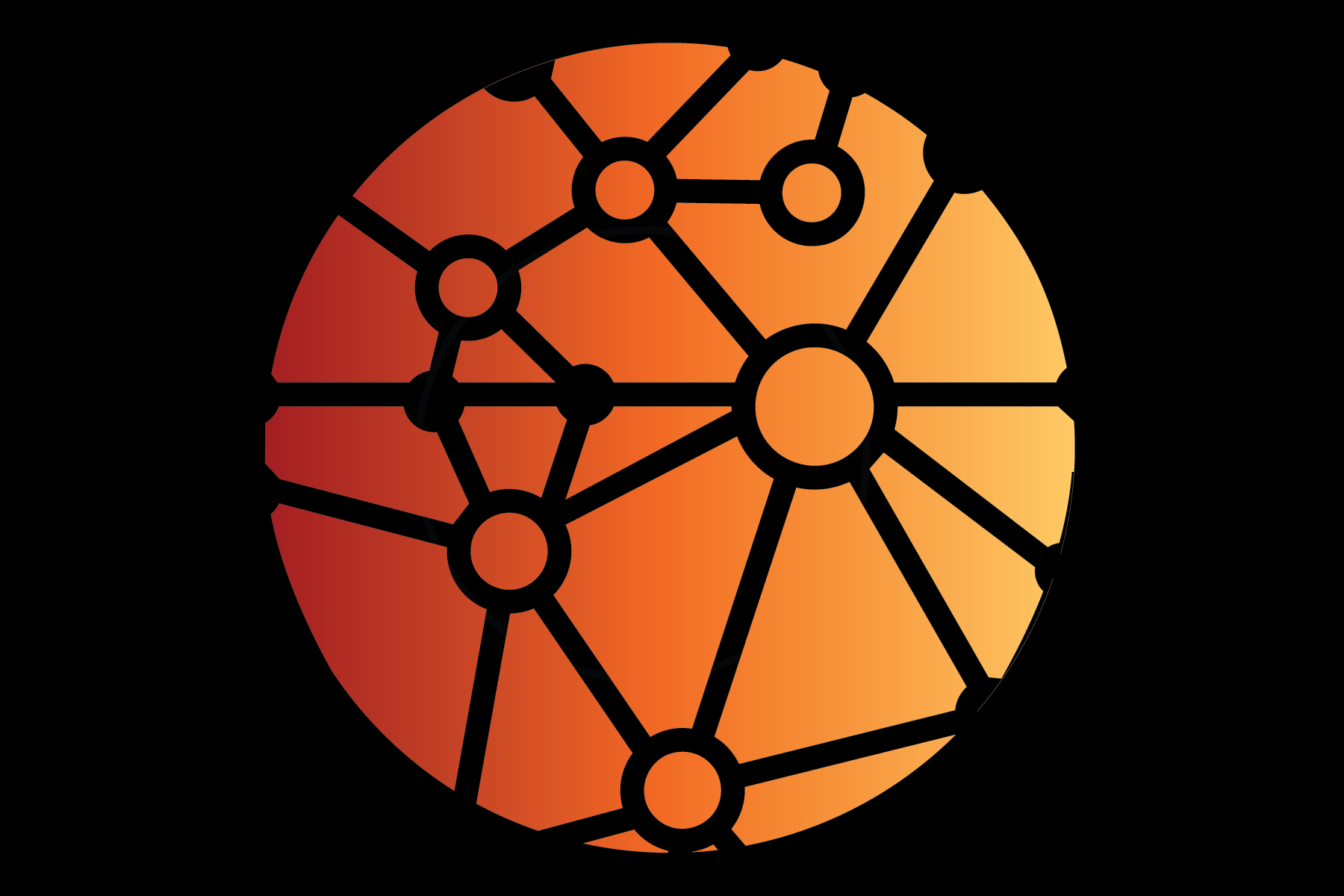 A colorful line graph with orange and red shades, displaying data points connected by black lines, representing a statistical trend.