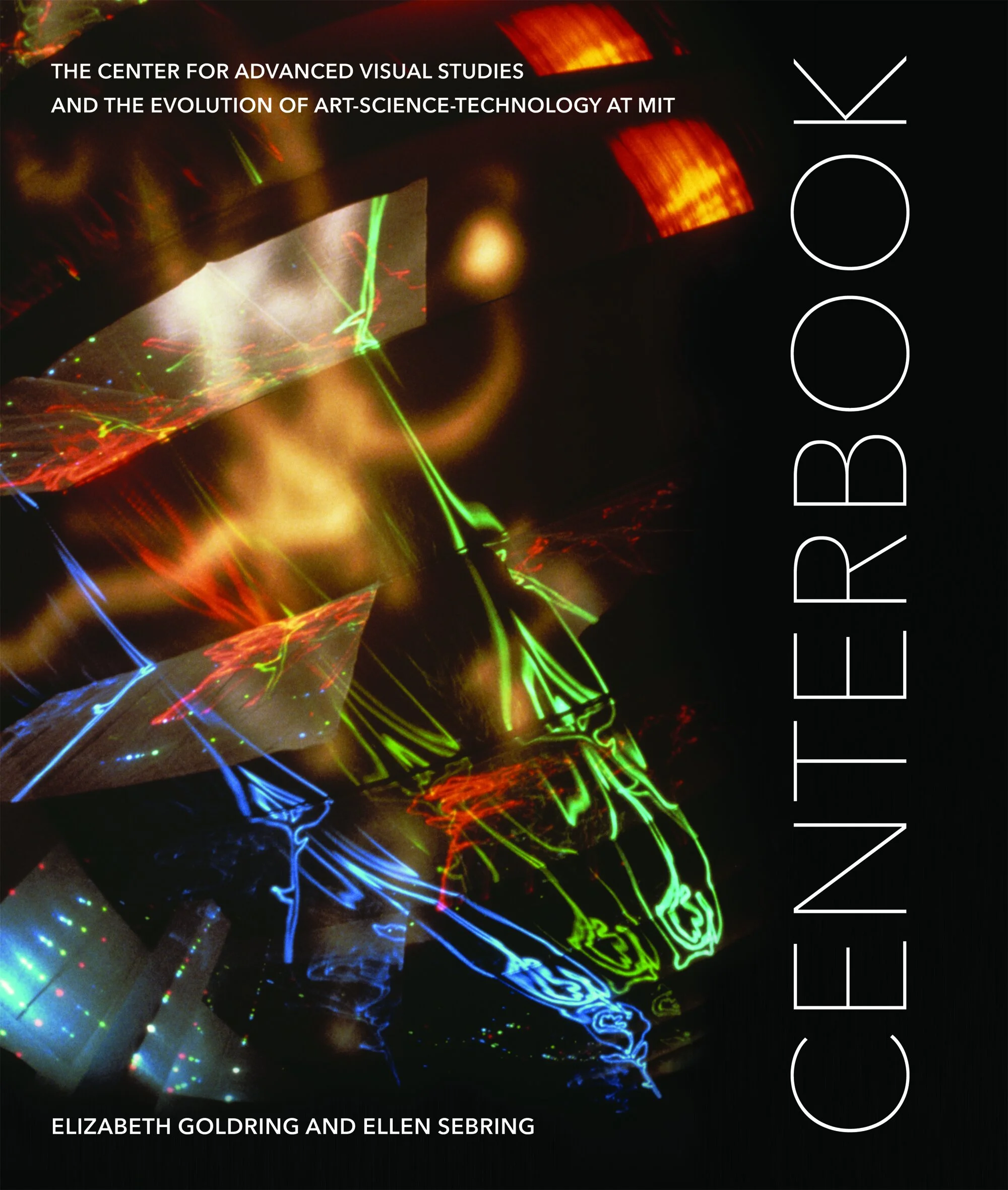 Image above: cover of Sebring and Goldring’s Centerbook: The Center for Advanced Visual Studies and the Evolution of Art-Science-Technology at MIT, available through the MIT Press [link]Images below: selected chapter pages from Centerbook.