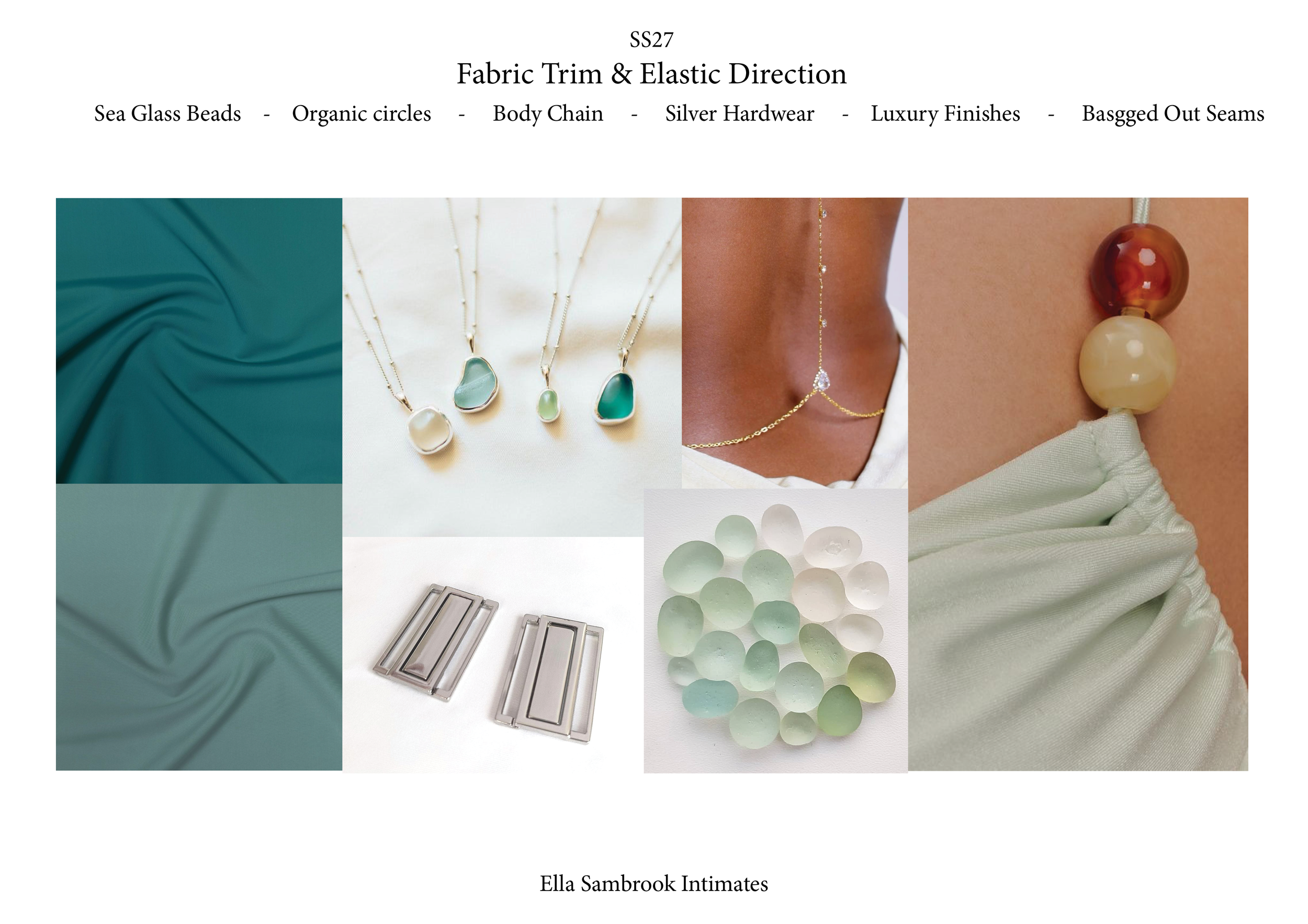 Swimwear Portfolio Fabric board