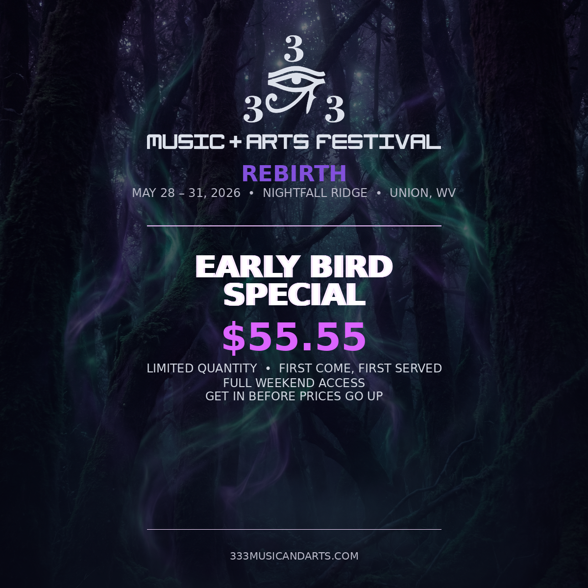 Early Bird Weekend Pass (Limited Quantity)