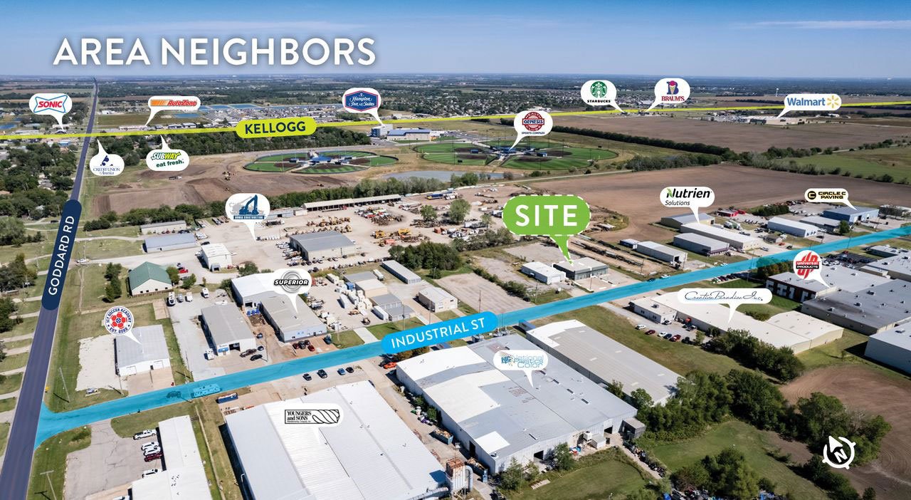 Triple net industrial investment near Wichita KS.