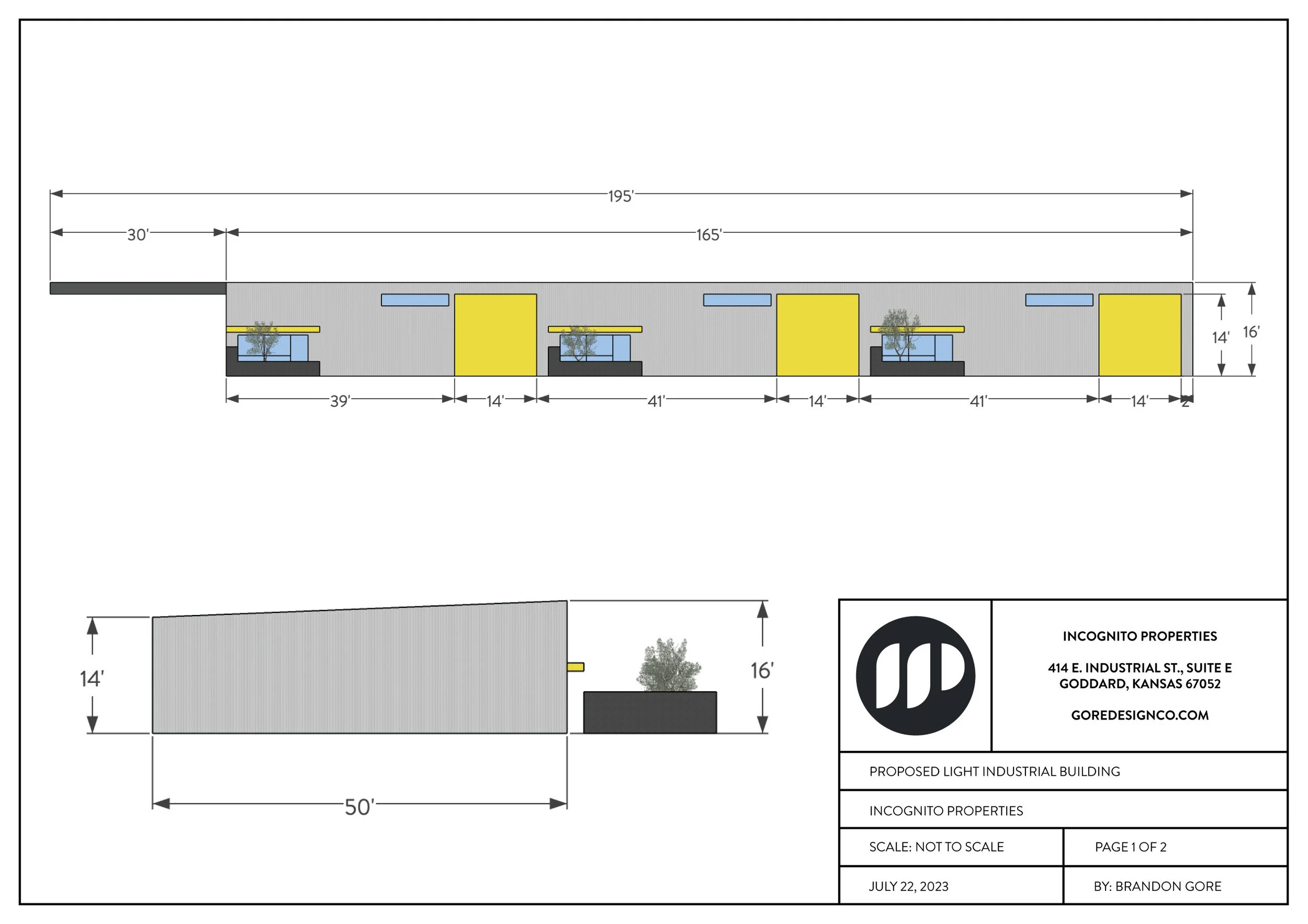 Renovated industrial building near Wichita Kansas.