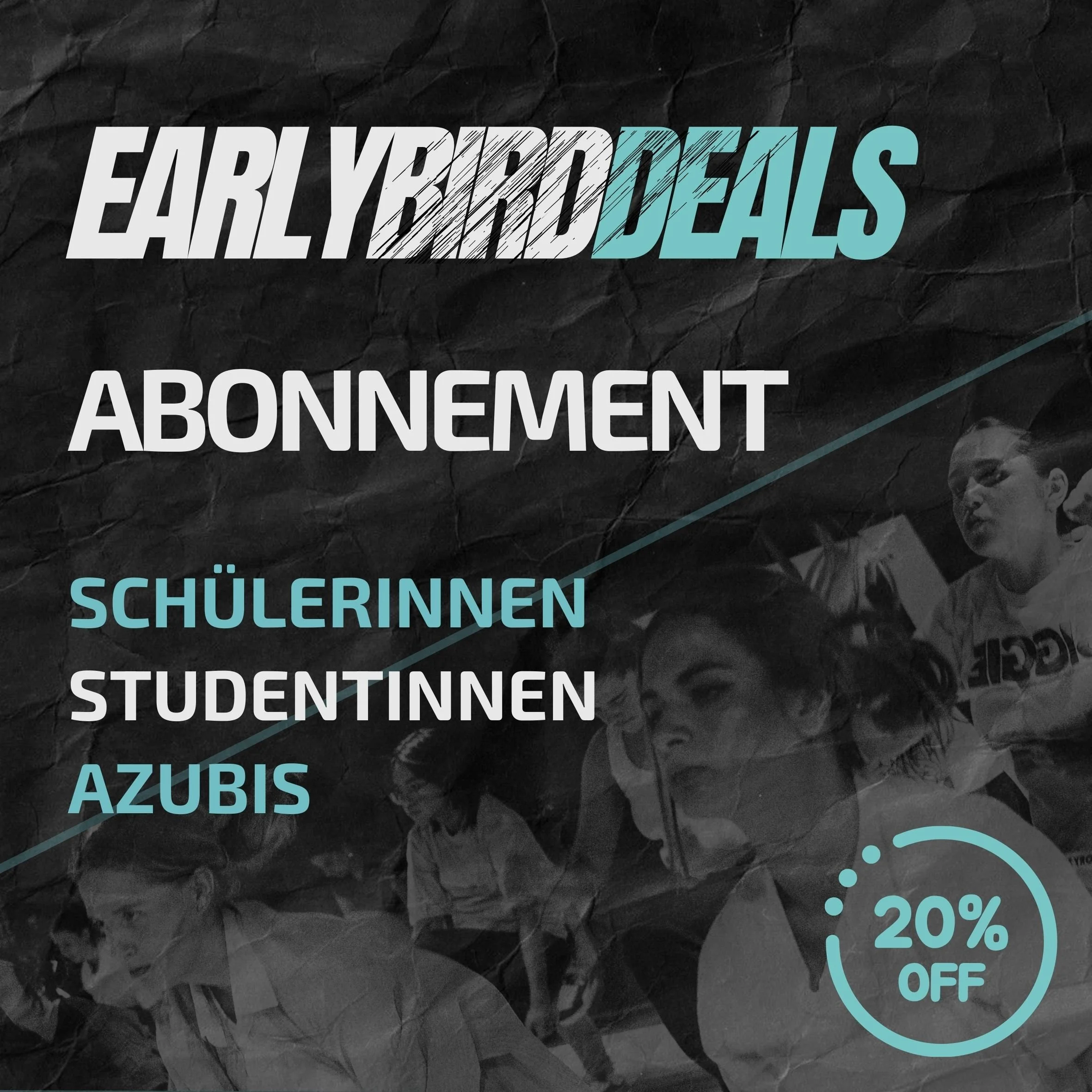 SCHÜLER – EARLY BIRD DEAL – NUR BIS 15.03.2026