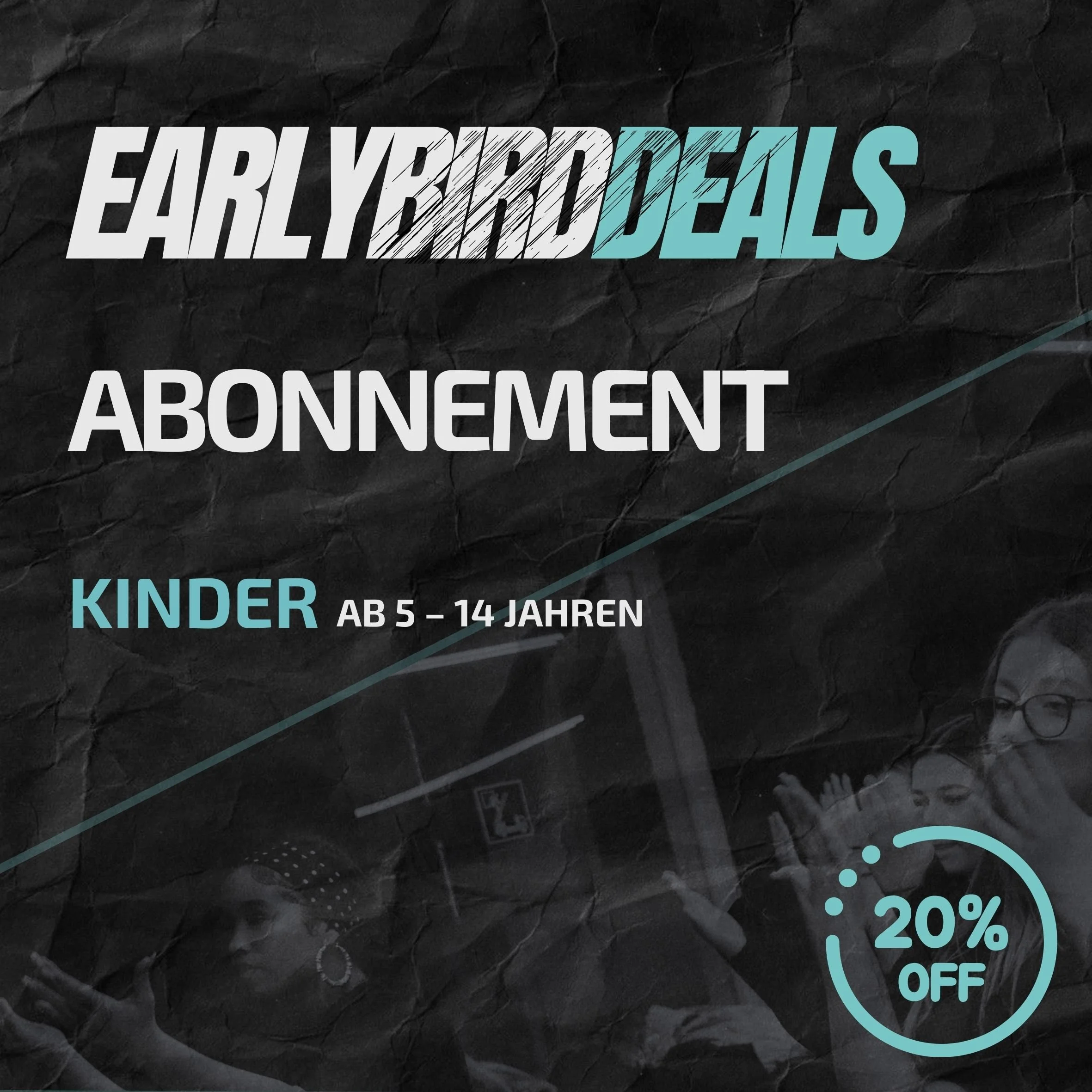 KINDER – EARLY BIRD DEAL – NUR BIS 15.03.2026