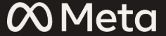 Meta logo with the word 'Meta' next to it.