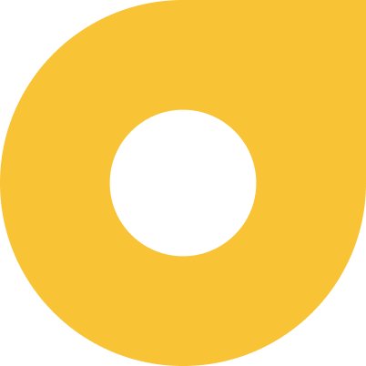 A yellow compass symbol