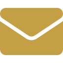 A gold envelope icon with a black outline