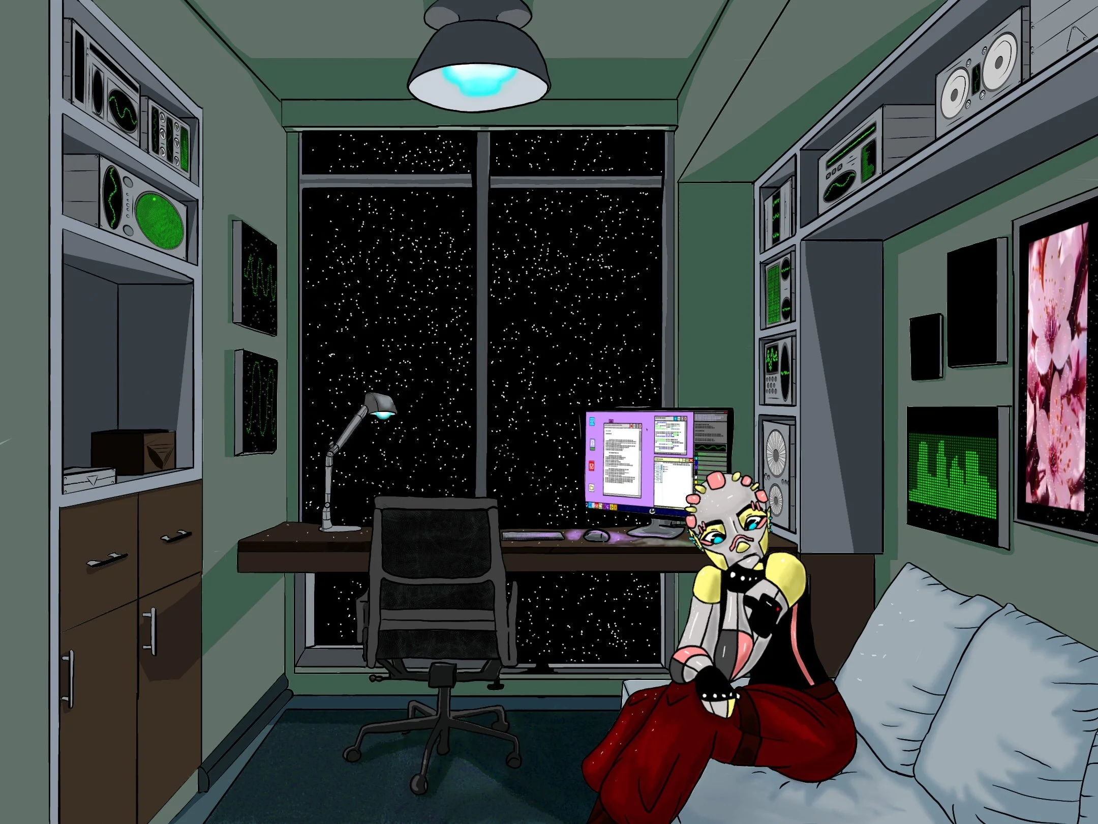 Opportunity, Curiosity, Explorer Environmental Design: Communications Office